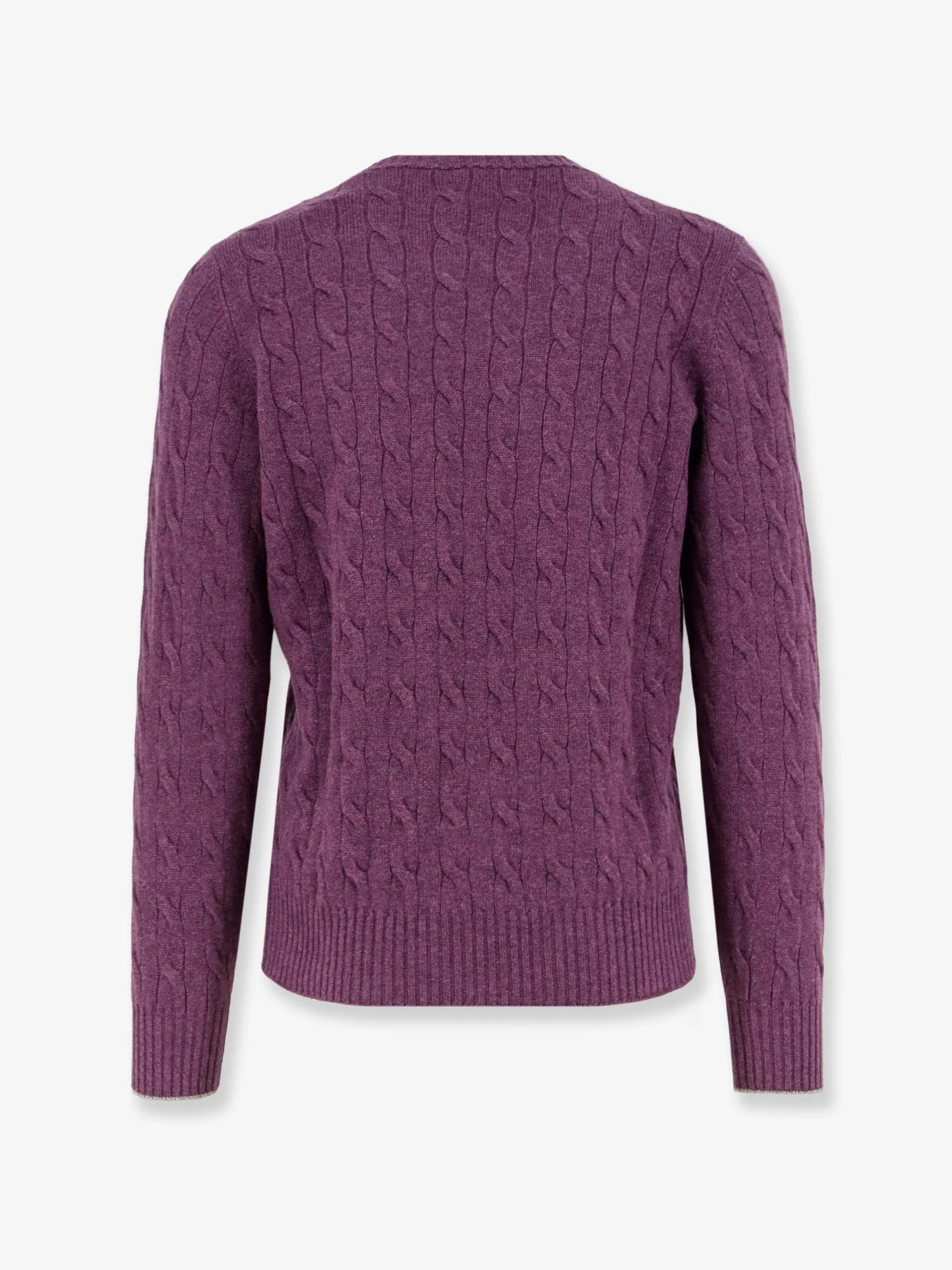 Brunello Cucinelli Cable Knit Cashmere Sweater - Image 2