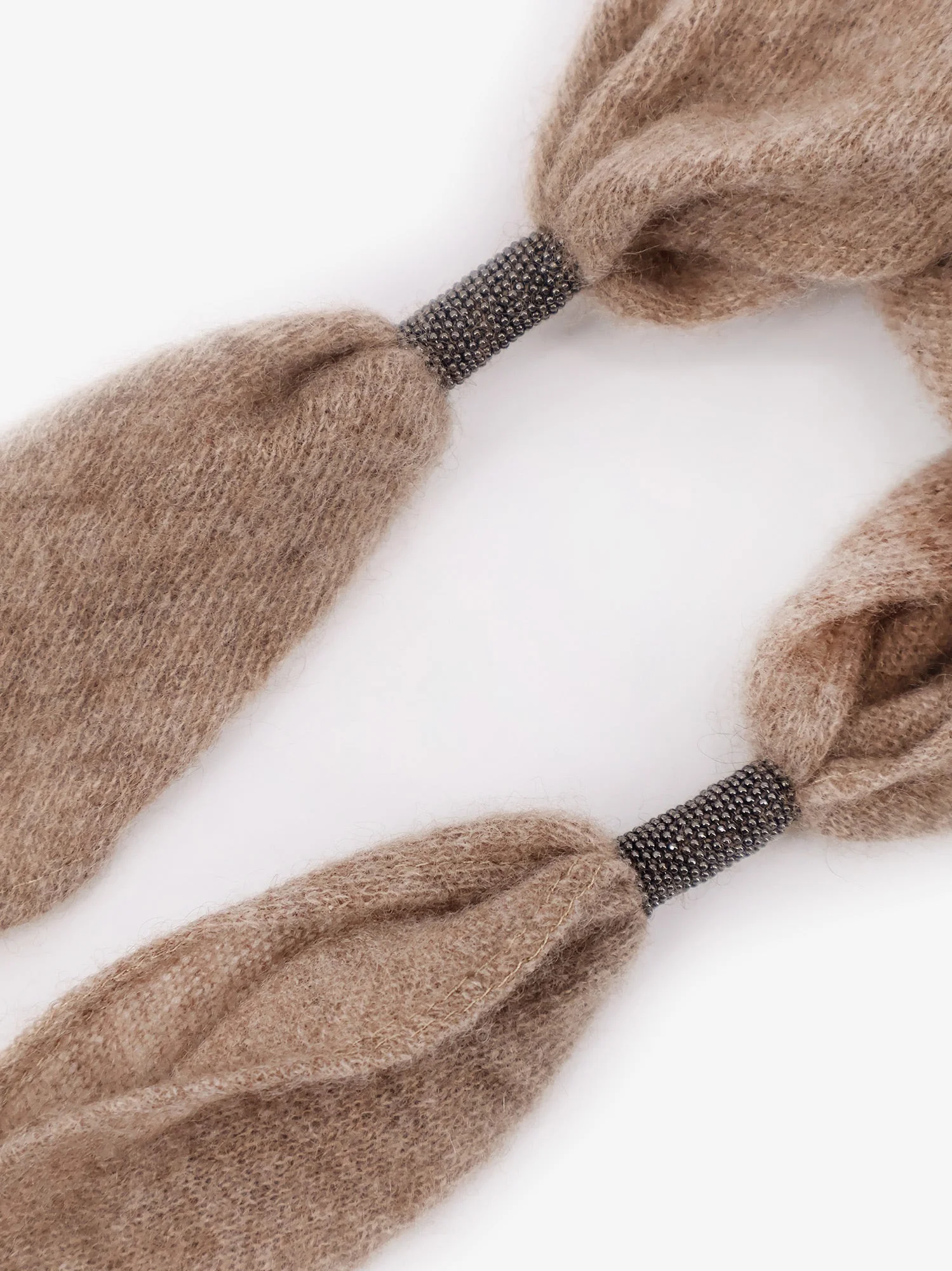 Brunello Cucinelli Cashmere Scarf With Monili Detail - Image 5
