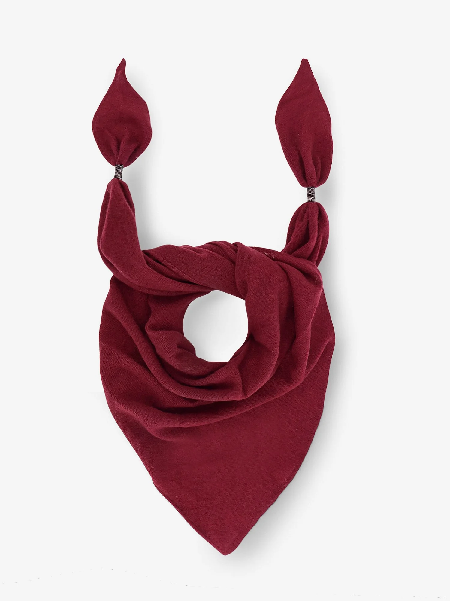 Brunello Cucinelli Cashmere Scarf With Monili Detail - Image 6