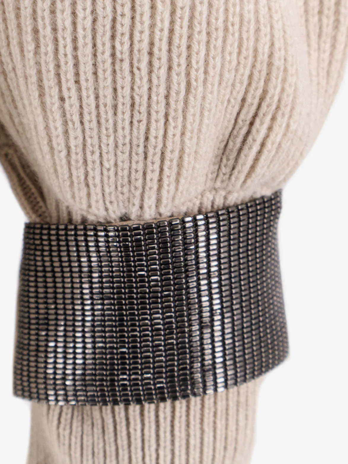 Brunello Cucinelli Cashmere Sweater With Removable Cuffs - Image 3