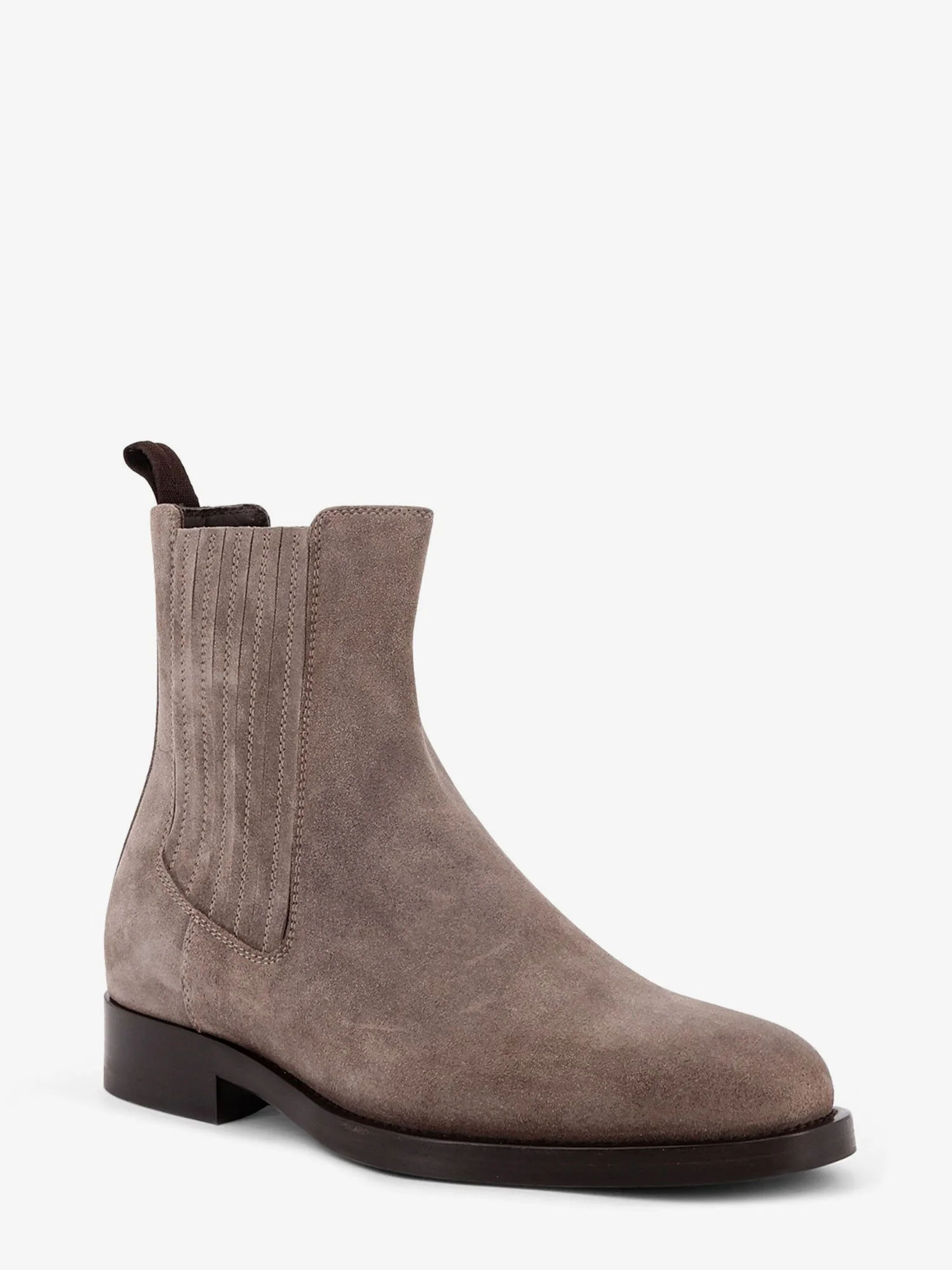 Brunello Cucinelli Chelsea Boot Suede Ankle Boots - Image 2