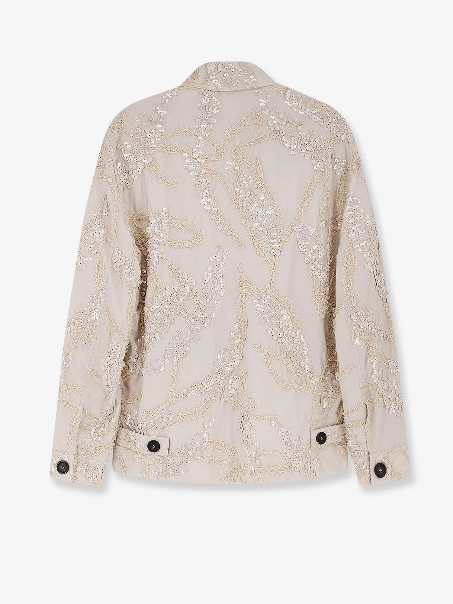 Brunello Cucinelli Cotton Blend Jacket With Embroidery - Image 2