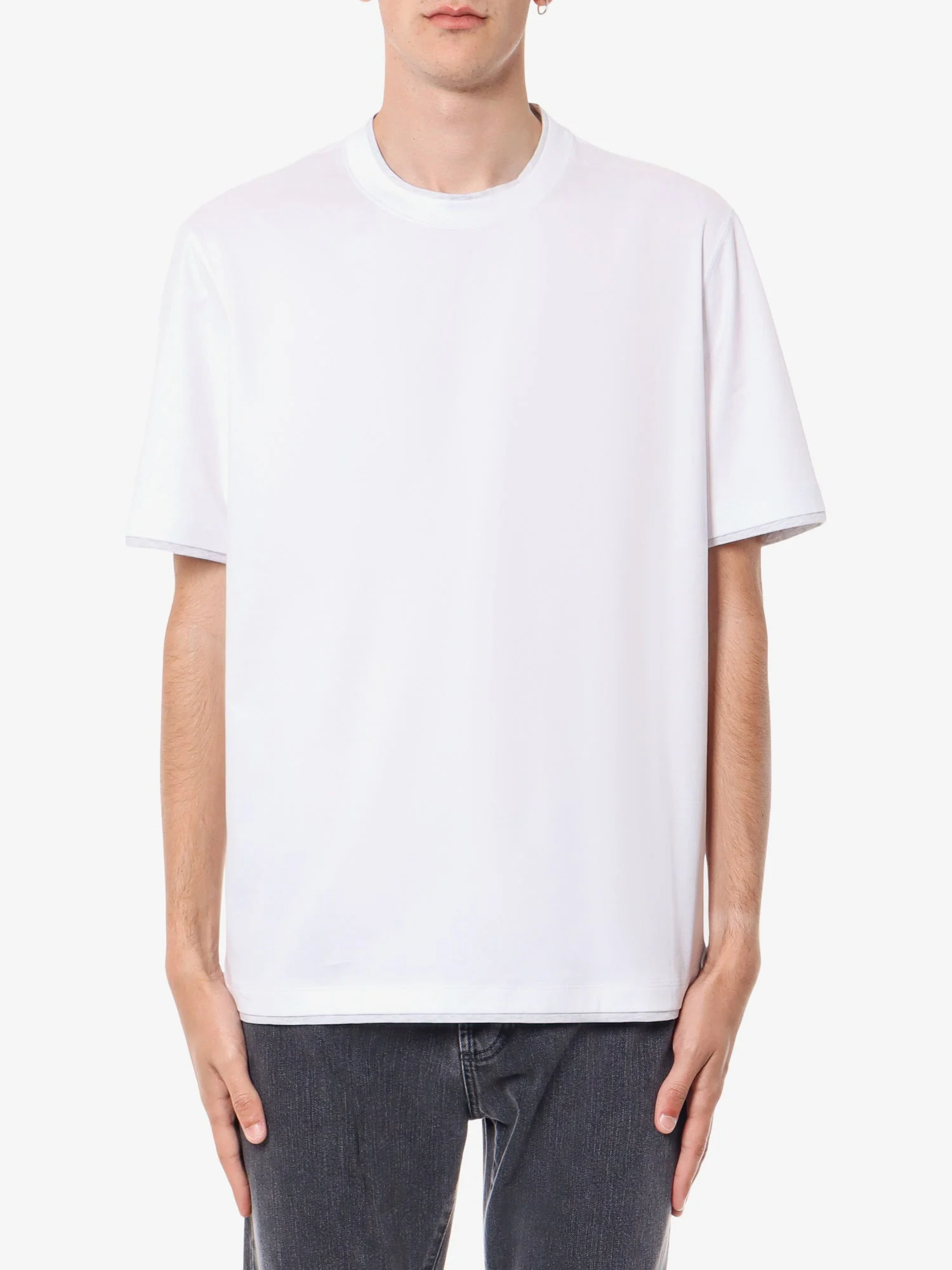 Brunello Cucinelli Cotton T-Shirt - Image 9