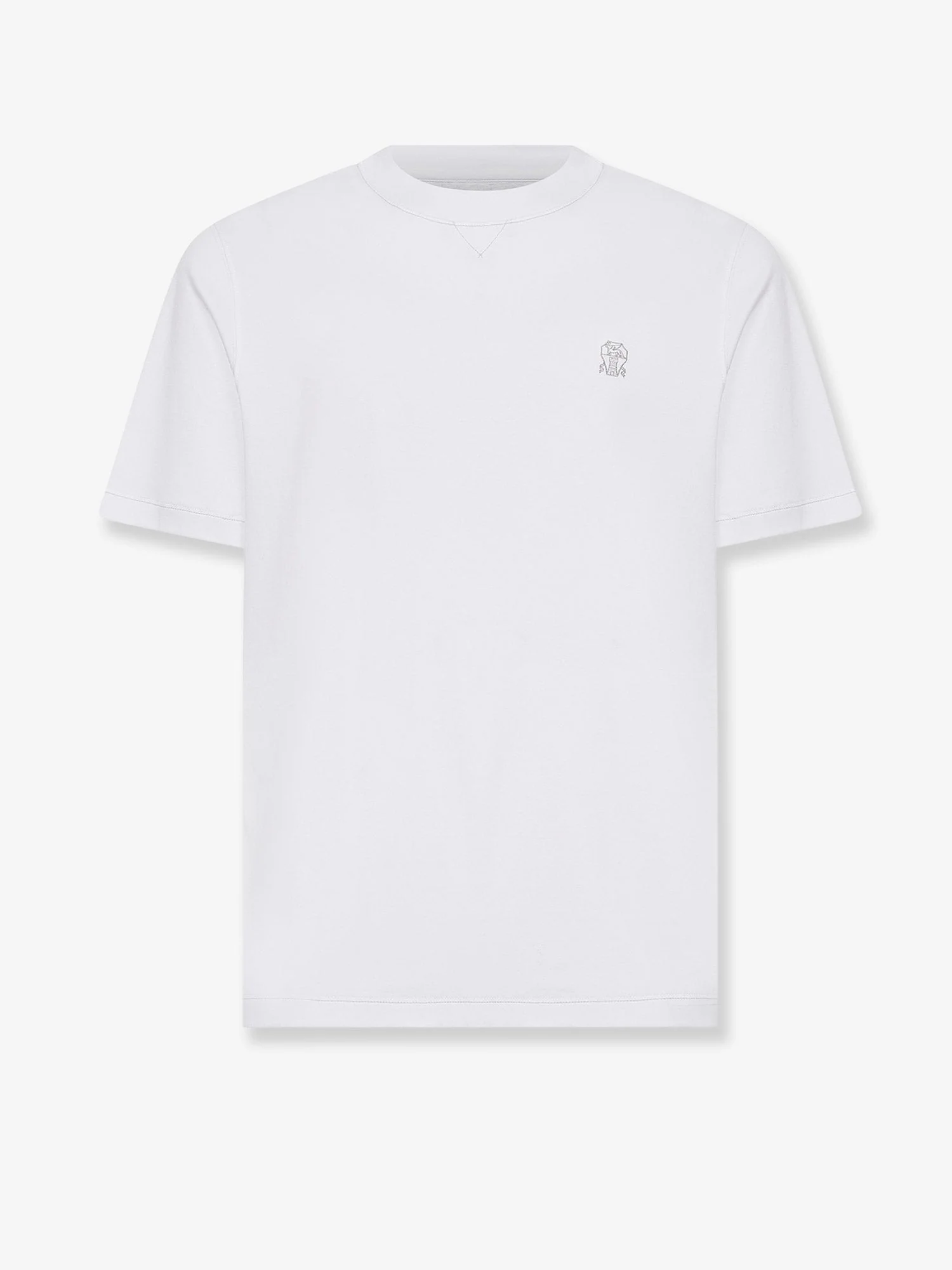 Brunello Cucinelli Cotton T-Shirt With Logo