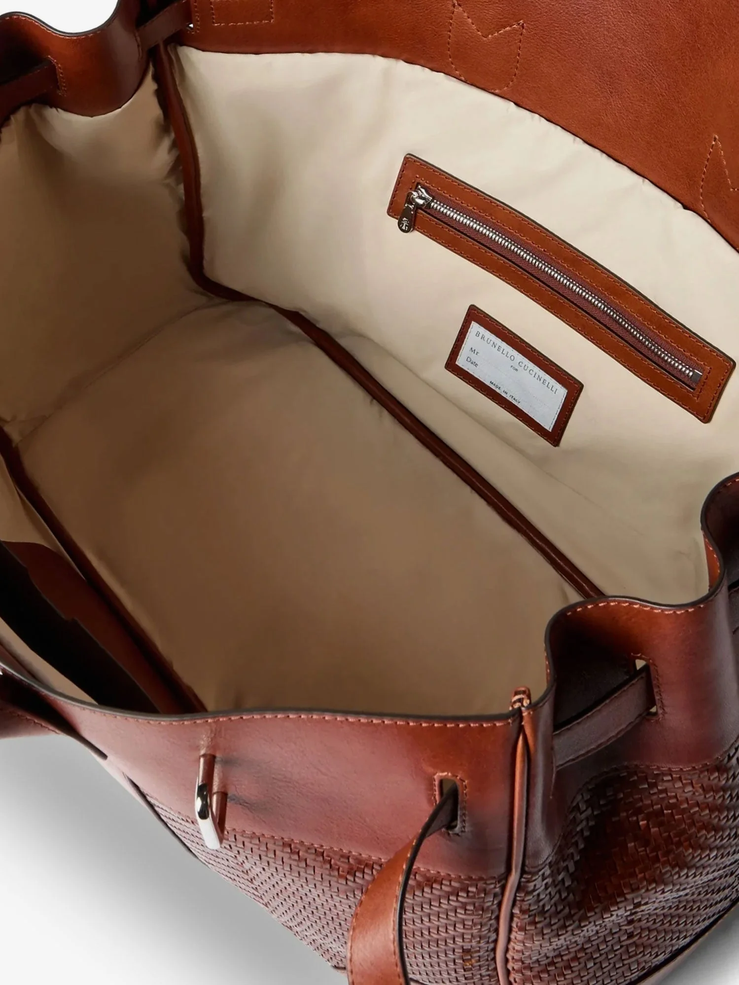 Brunello Cucinelli Country Leather Handbag - Image 4