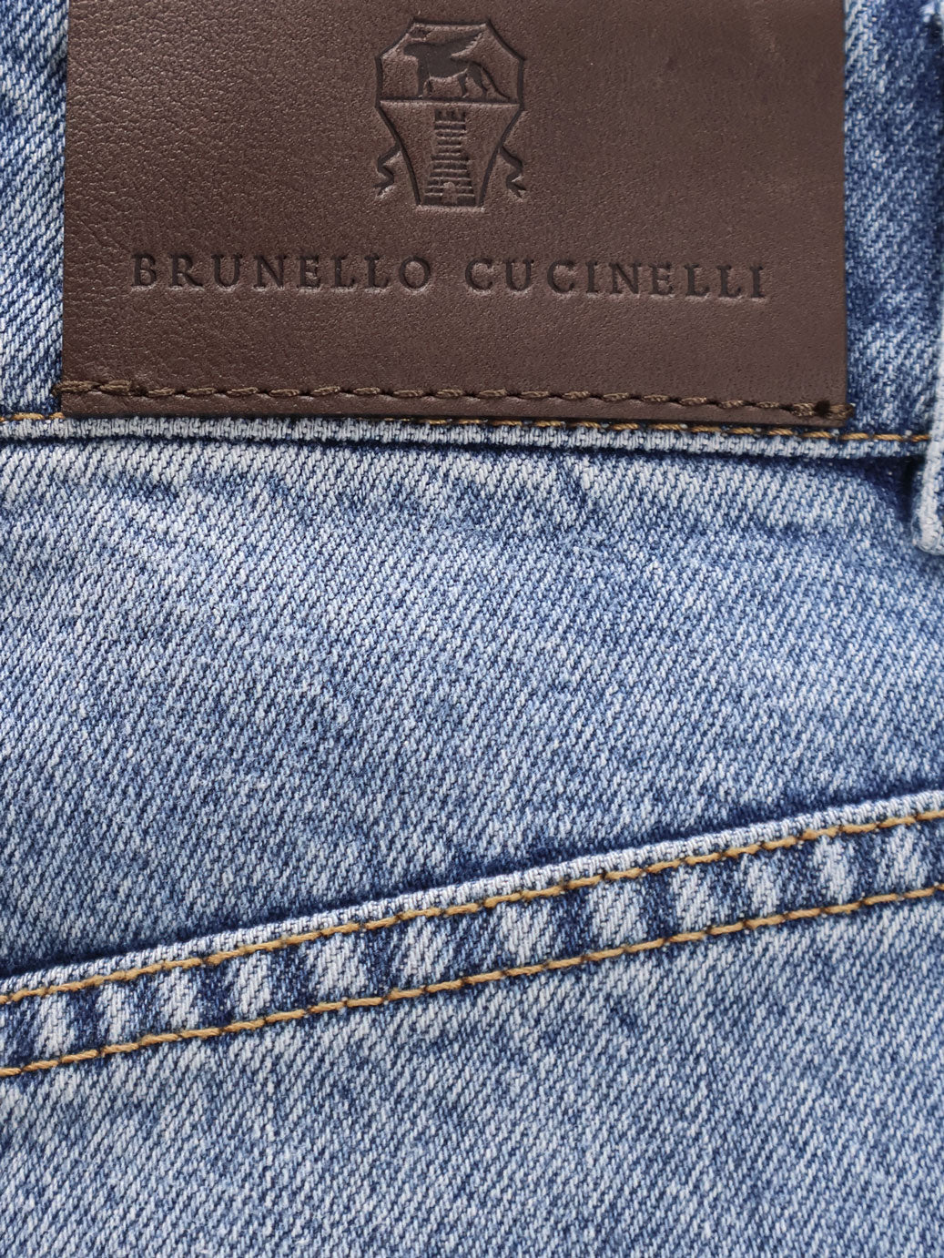 Brunello Cucinelli Denim Blue Jeans - Image 3