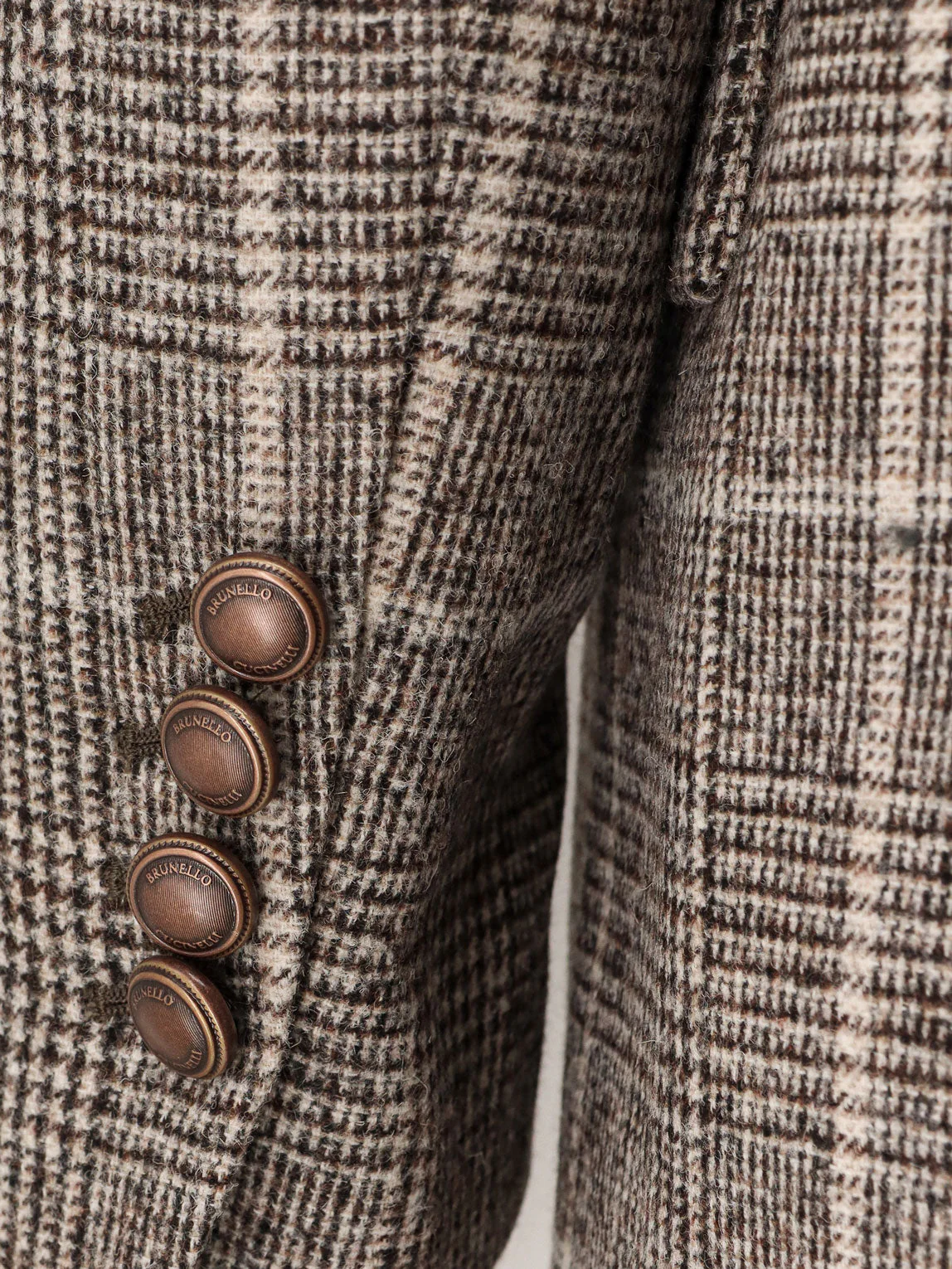 Brunello Cucinelli Double-Breasted Prince Of Wales Blazer - Image 3