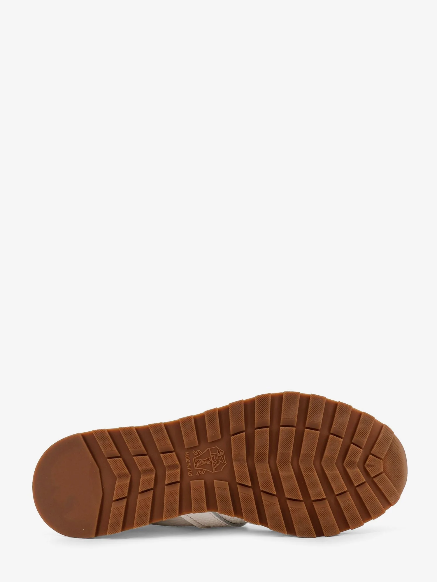 Brunello Cucinelli Leather Sneakers With Monili On The Back - Image 4