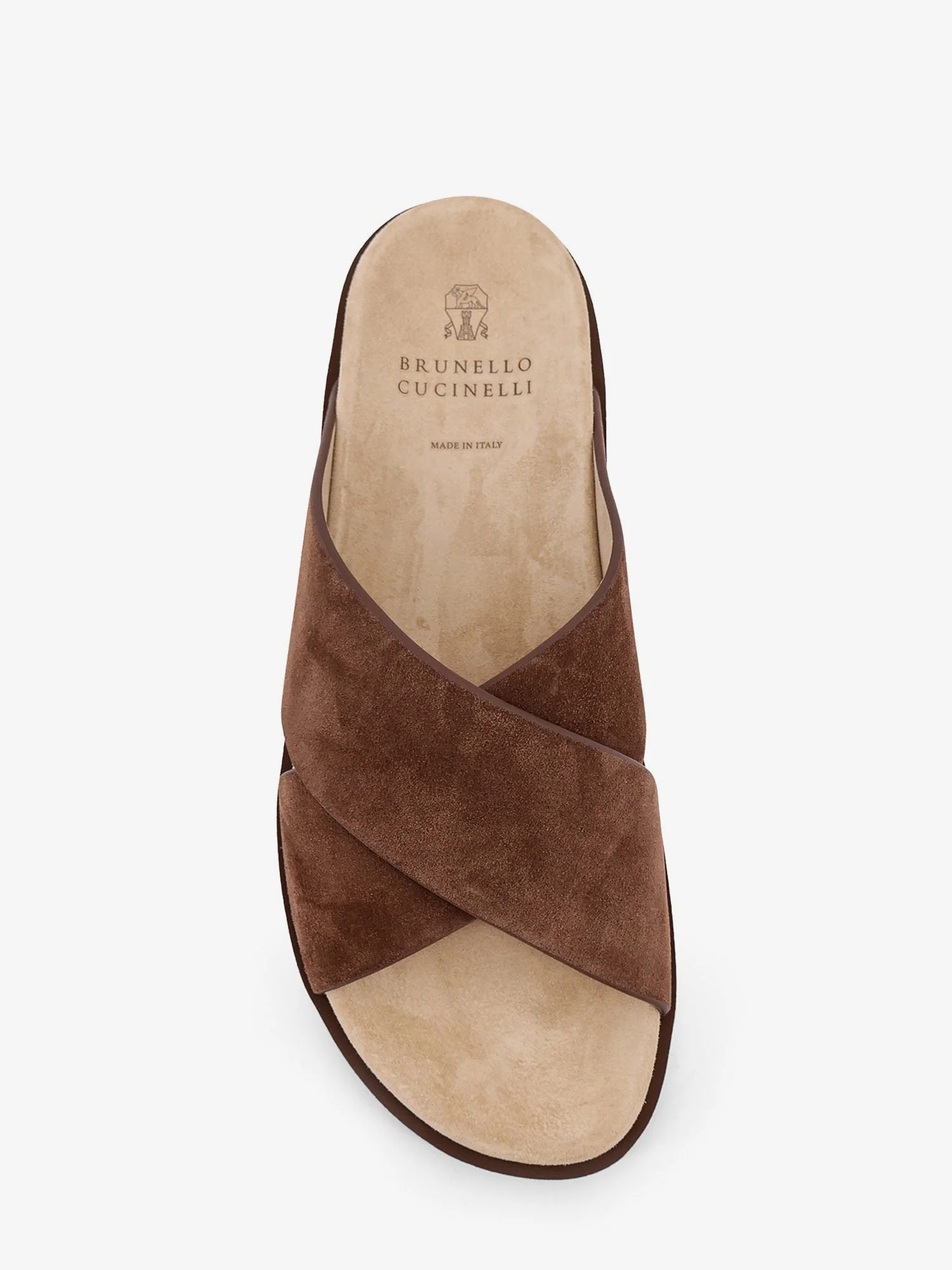 Brunello Cucinelli Low Suede Sandals - Image 5