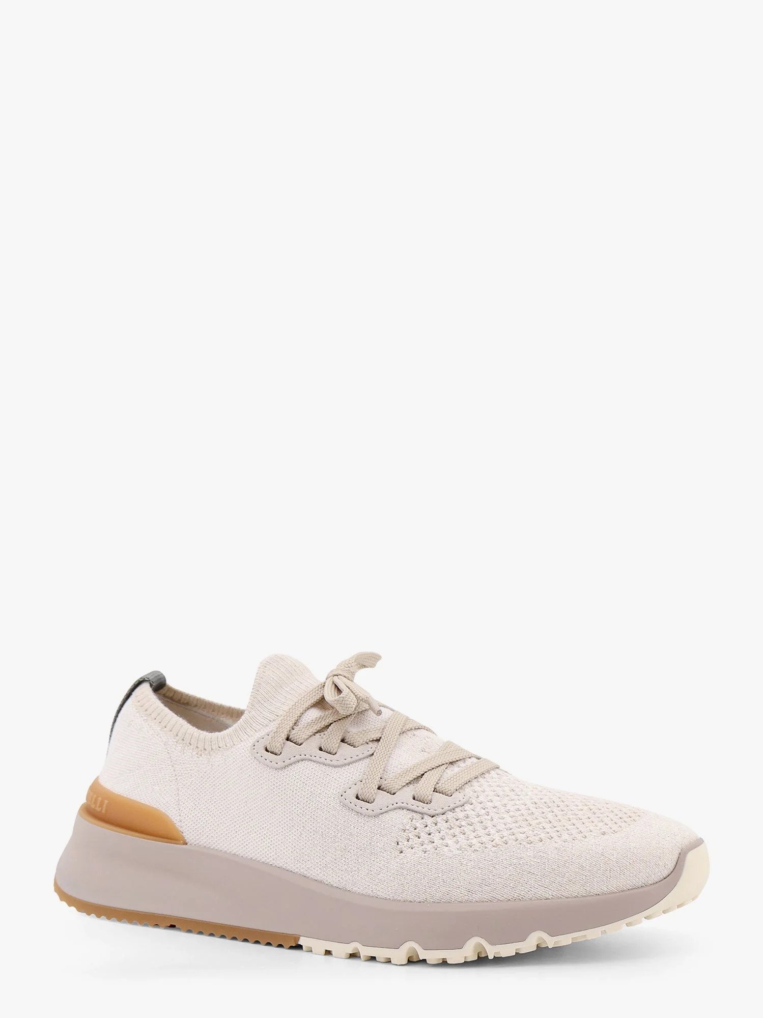 Brunello Cucinelli Melange Knit Sneakers - Image 11