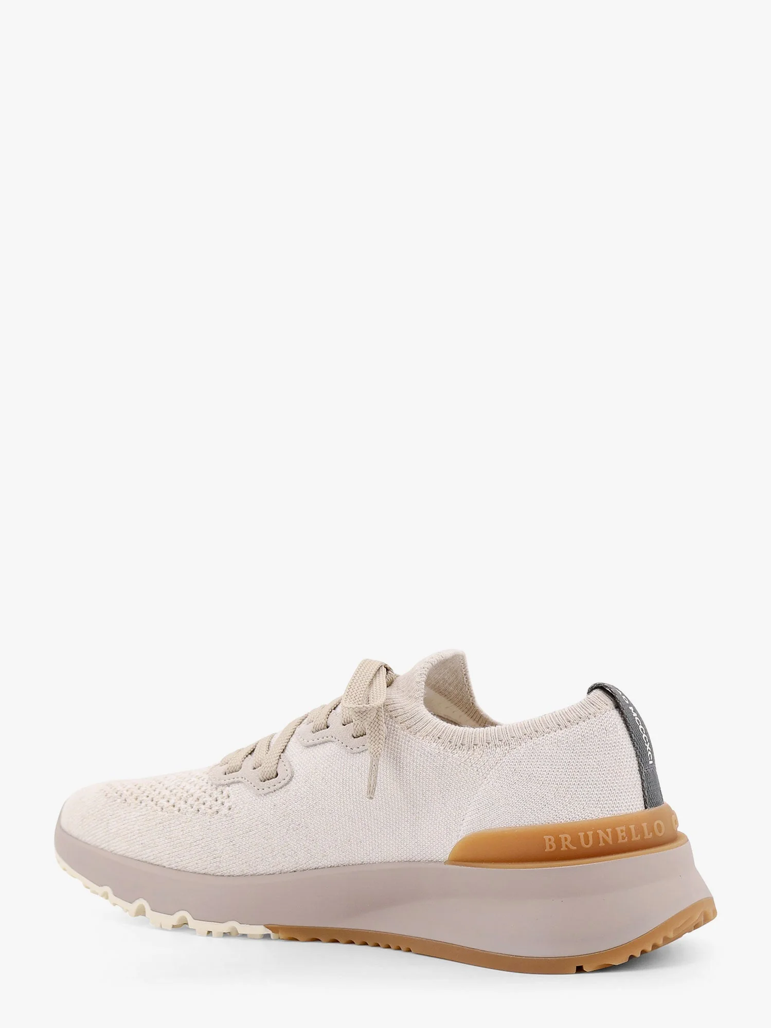 Brunello Cucinelli Melange Knit Sneakers - Image 12