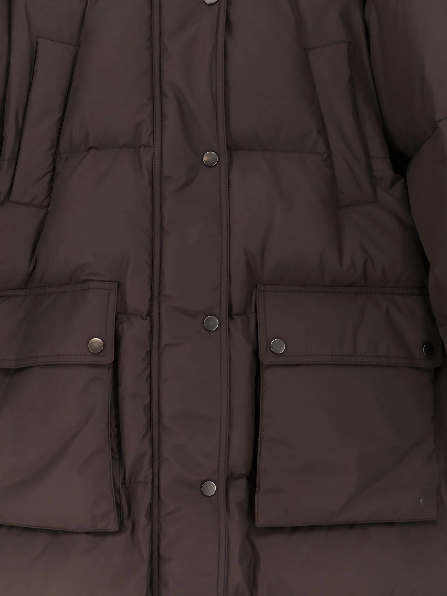 Brunello Cucinelli Nylon And Cotton Long Down Jacket - Image 3