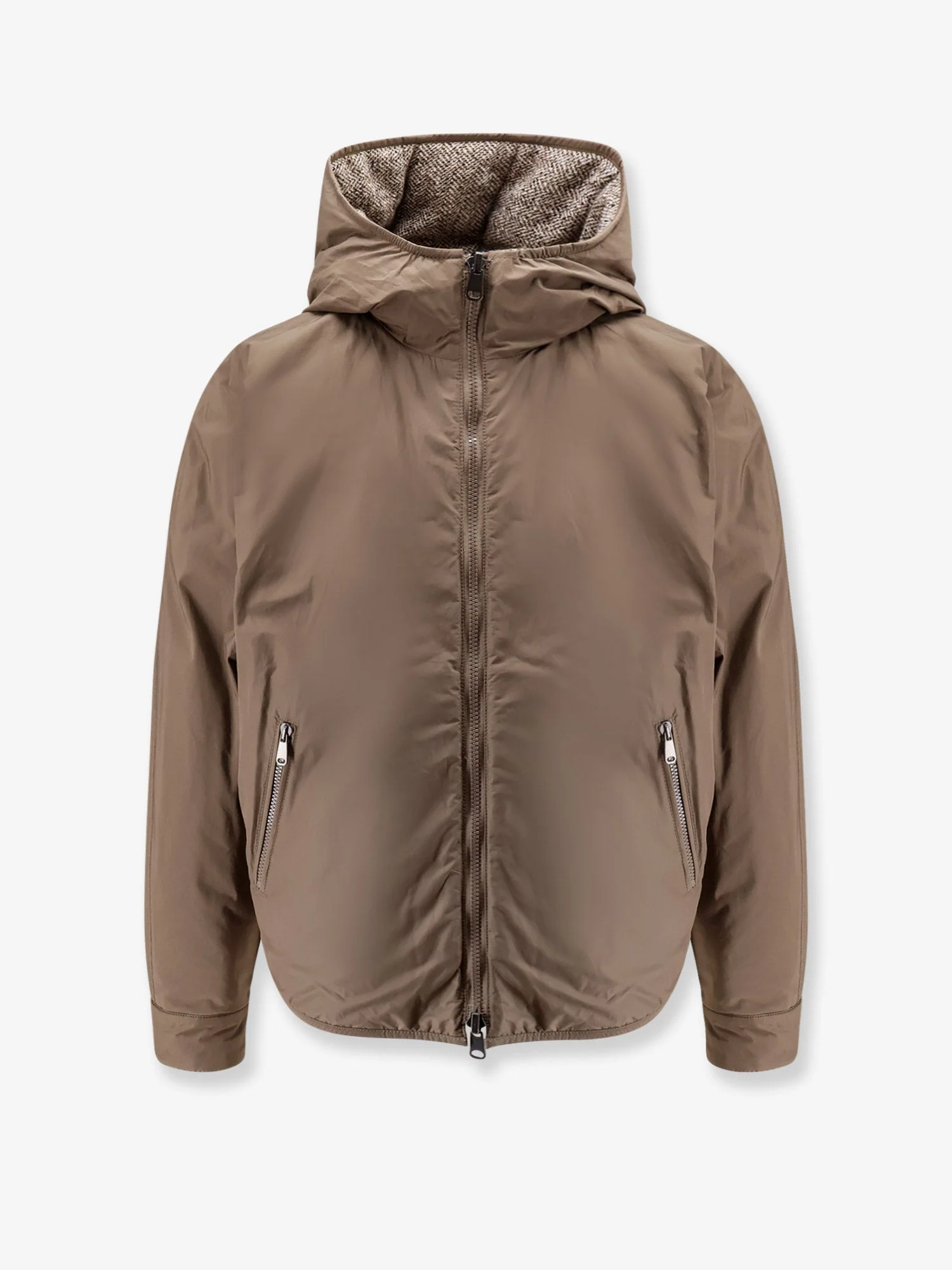 Brunello Cucinelli Reversible Wool And Silk Down Jacket - Image 3