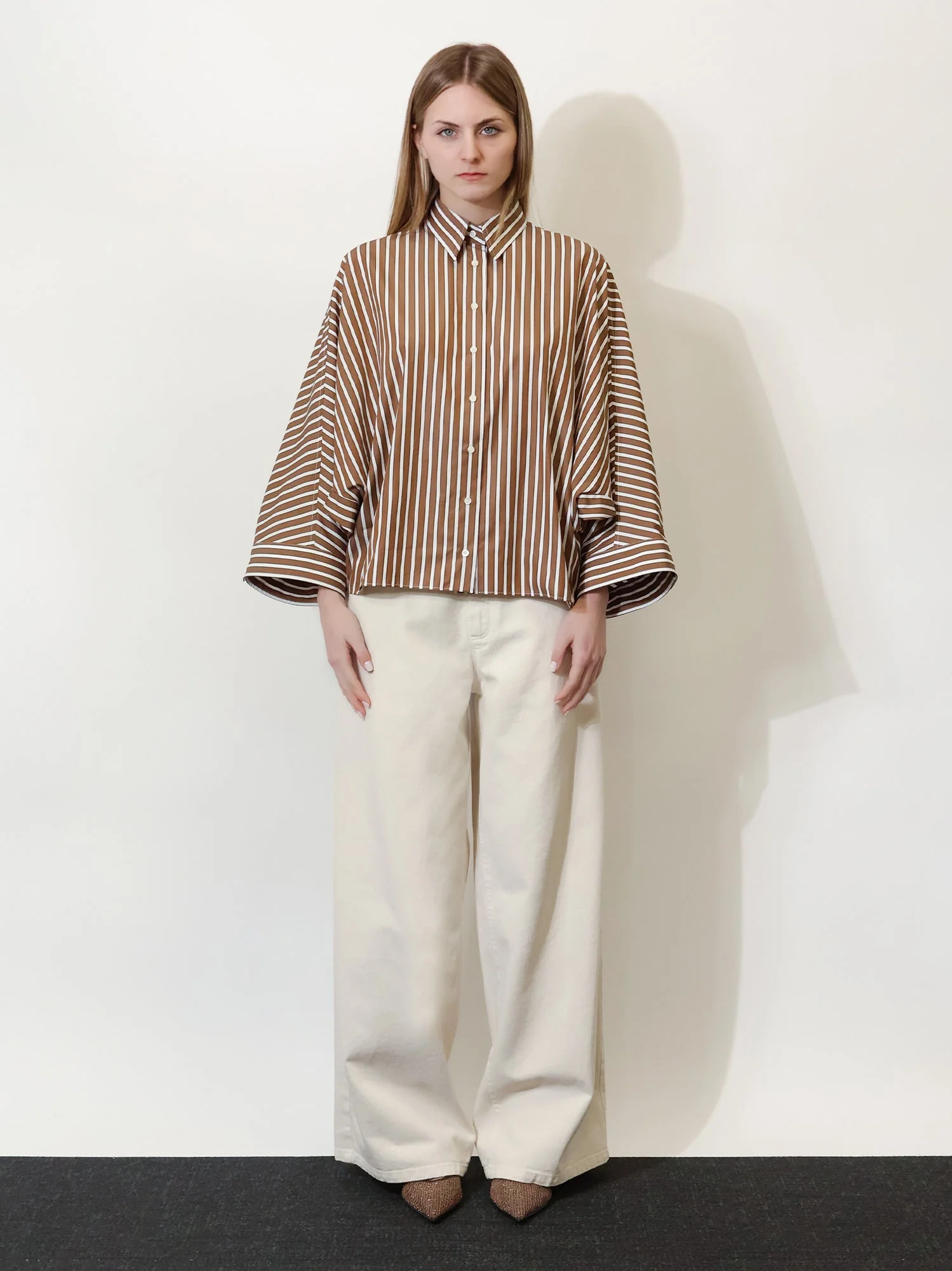 Brunello Cucinelli Striped Cotton Shirt - Image 9