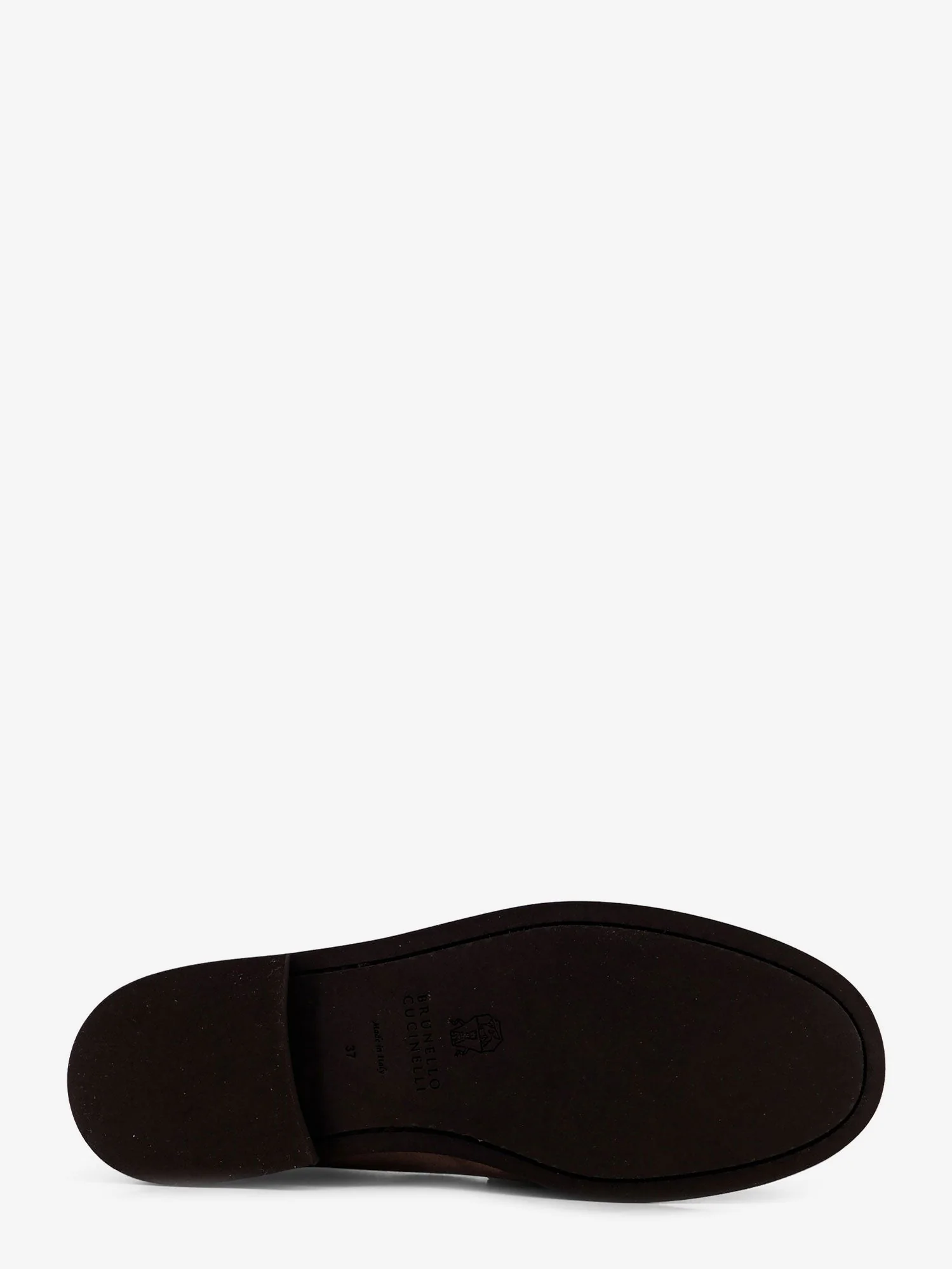 Brunello Cucinelli Suede Lofers With Monili Detail - Image 4