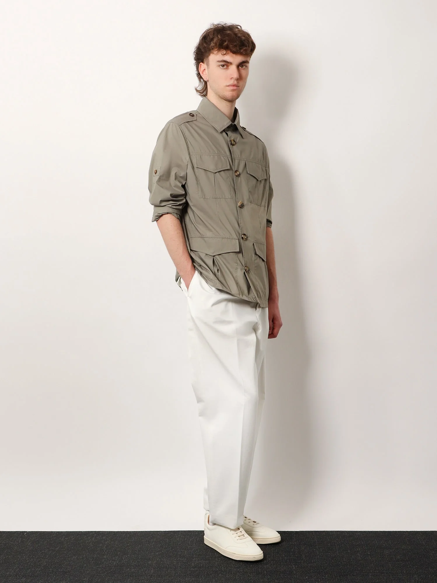 Brunello Cucinelli Tailor Fit Cotton Trousers - Image 2
