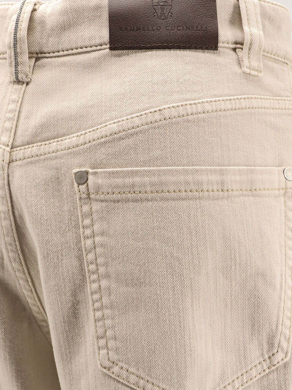 Brunello Cucinelli The Loose Barrel Jean Denim Trousers - Image 3