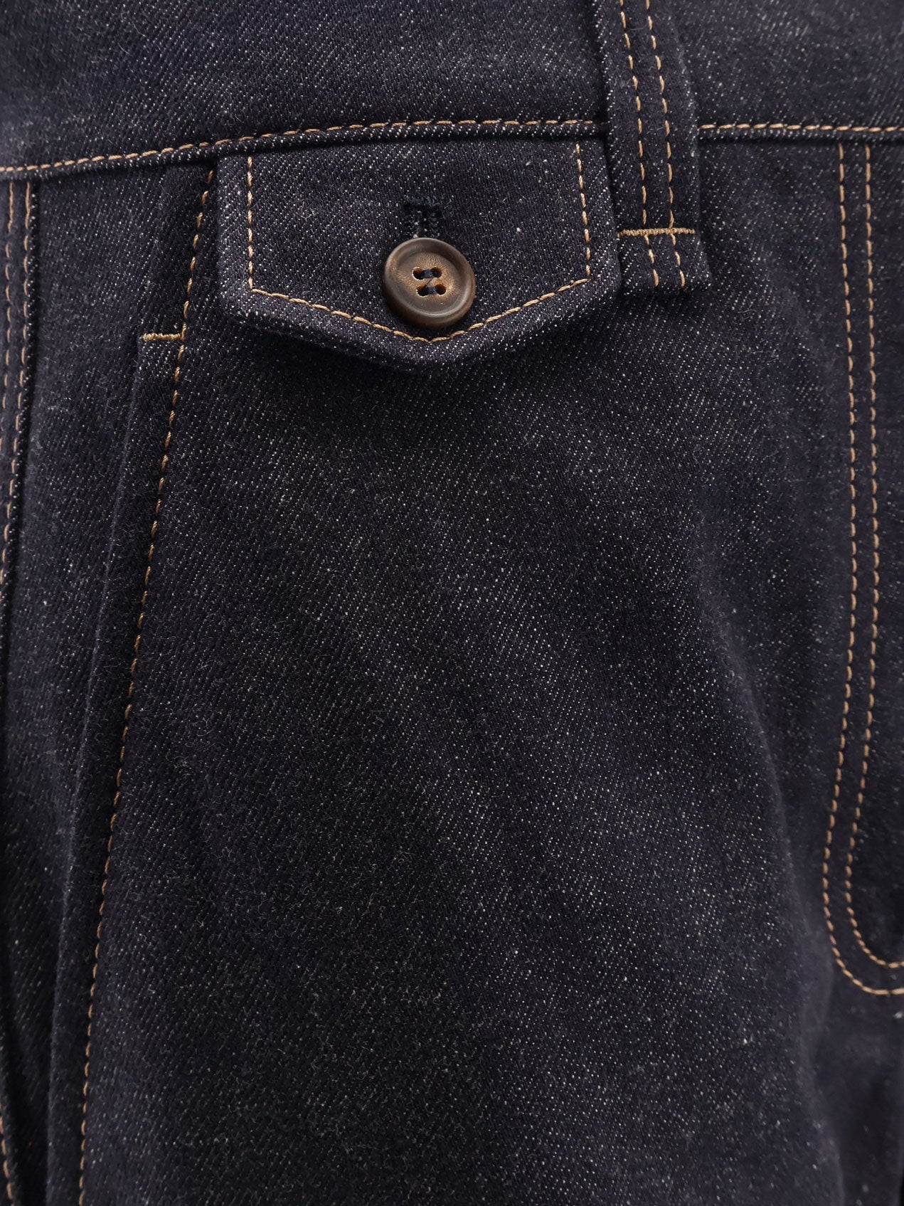 Brunello Cucinelli The Sartorial Square Jeans With Contrasting Stitiching - Image 5