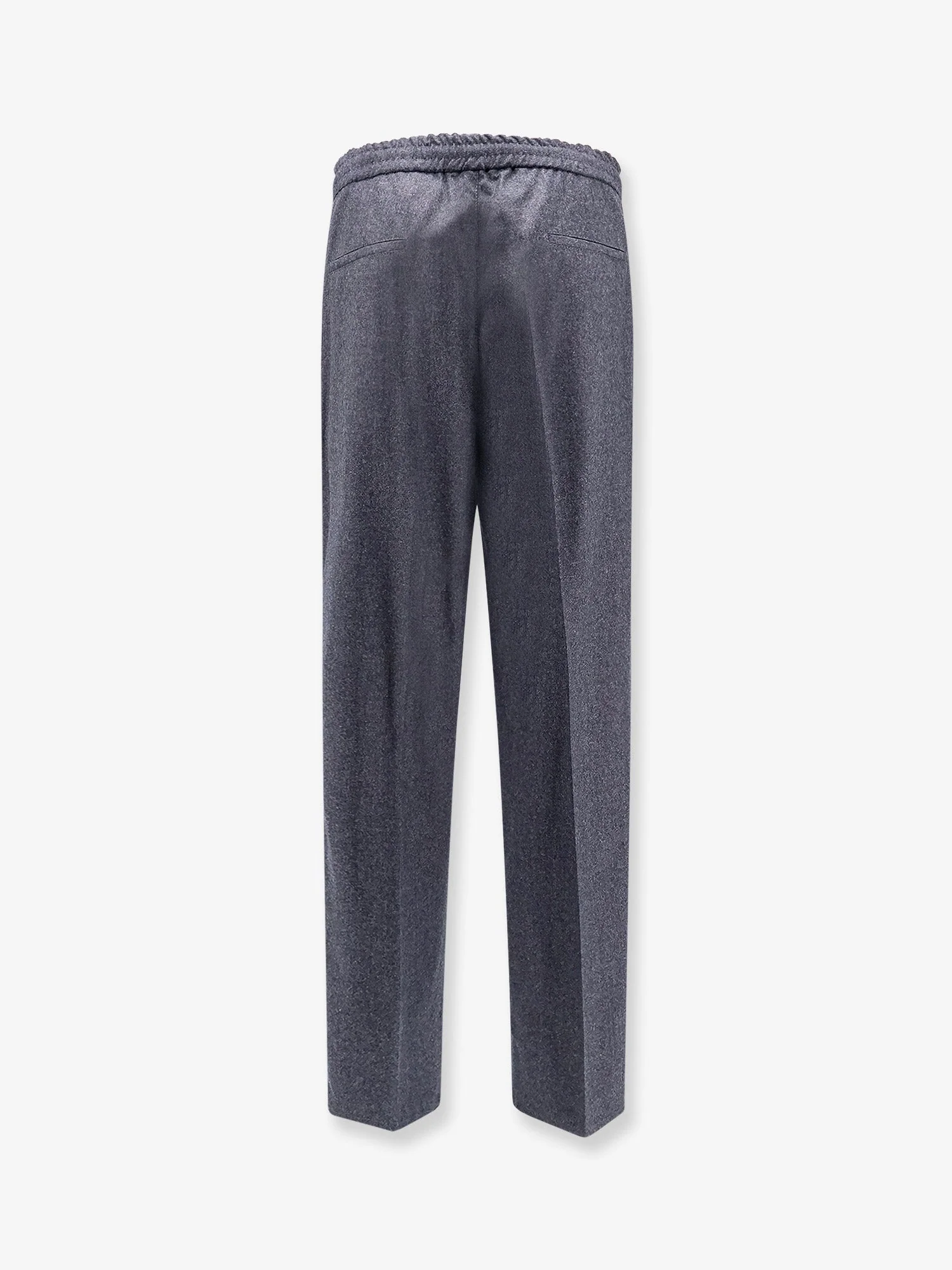 Brunello Cucinelli Virgin Wool Trousers With Drawstring - Image 4