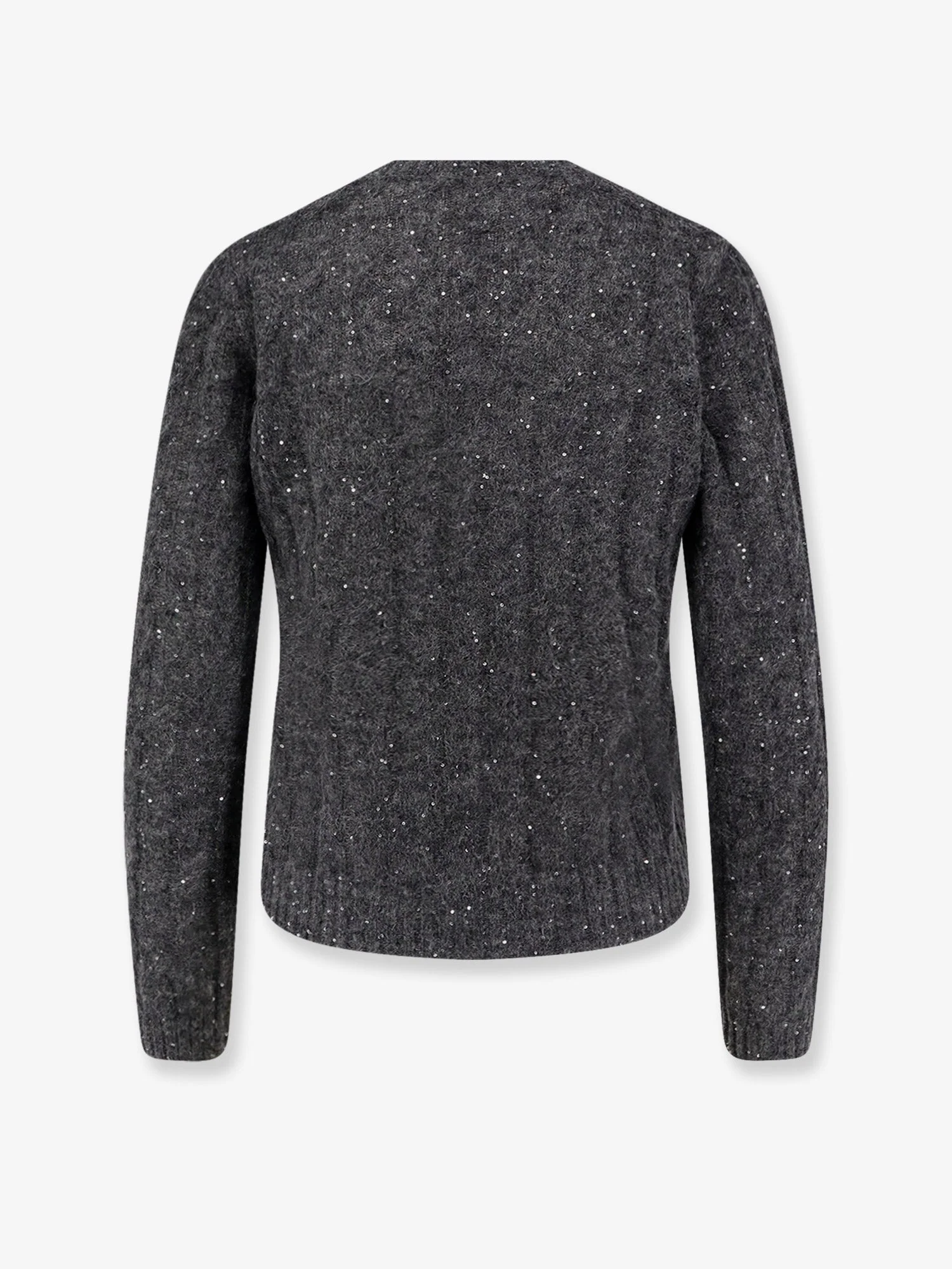 Brunello Cucinelli Wool Blend Sweater With All-Over Sequins - Image 5