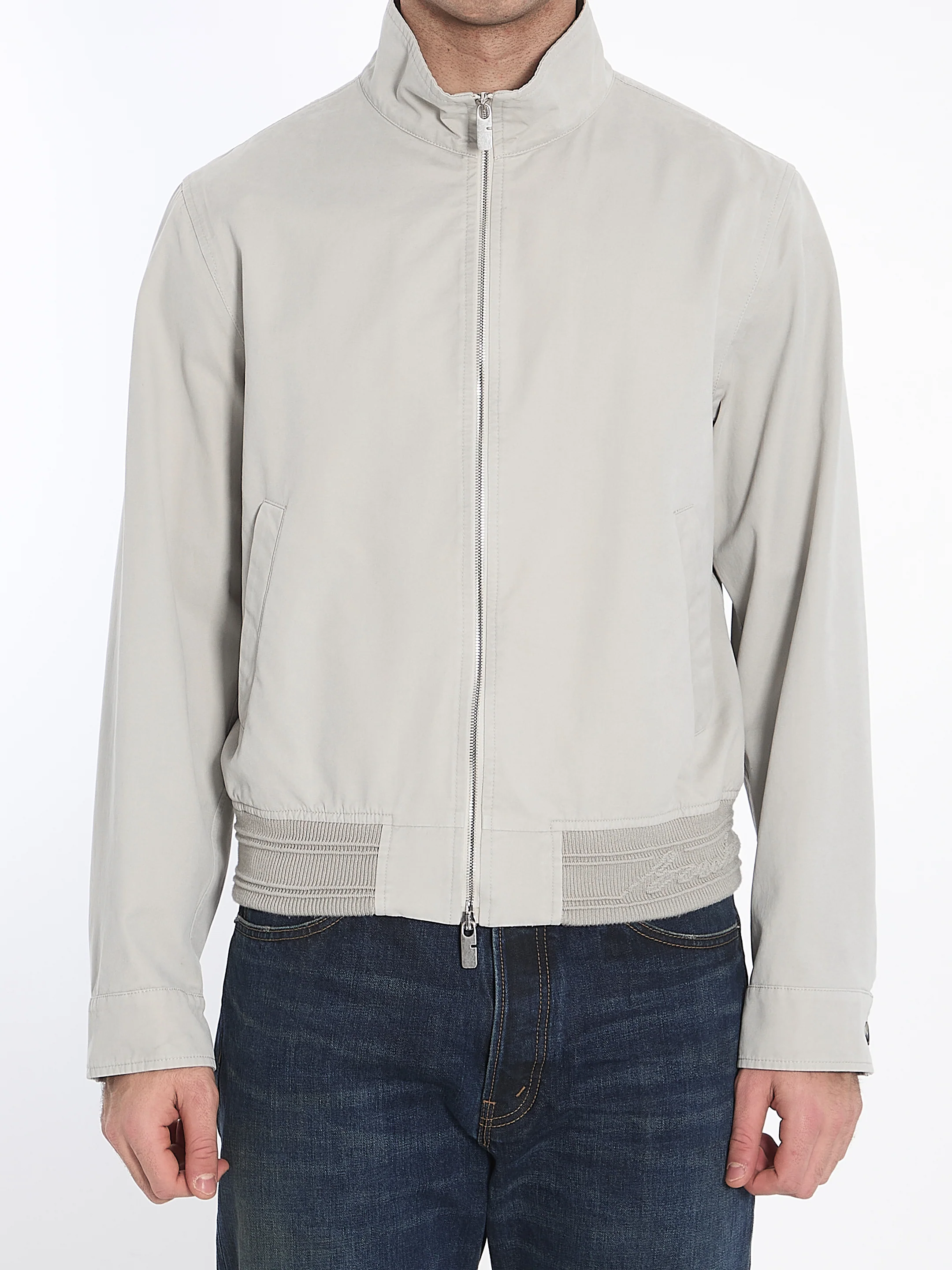 Burberry Bomber Jacket With Logo