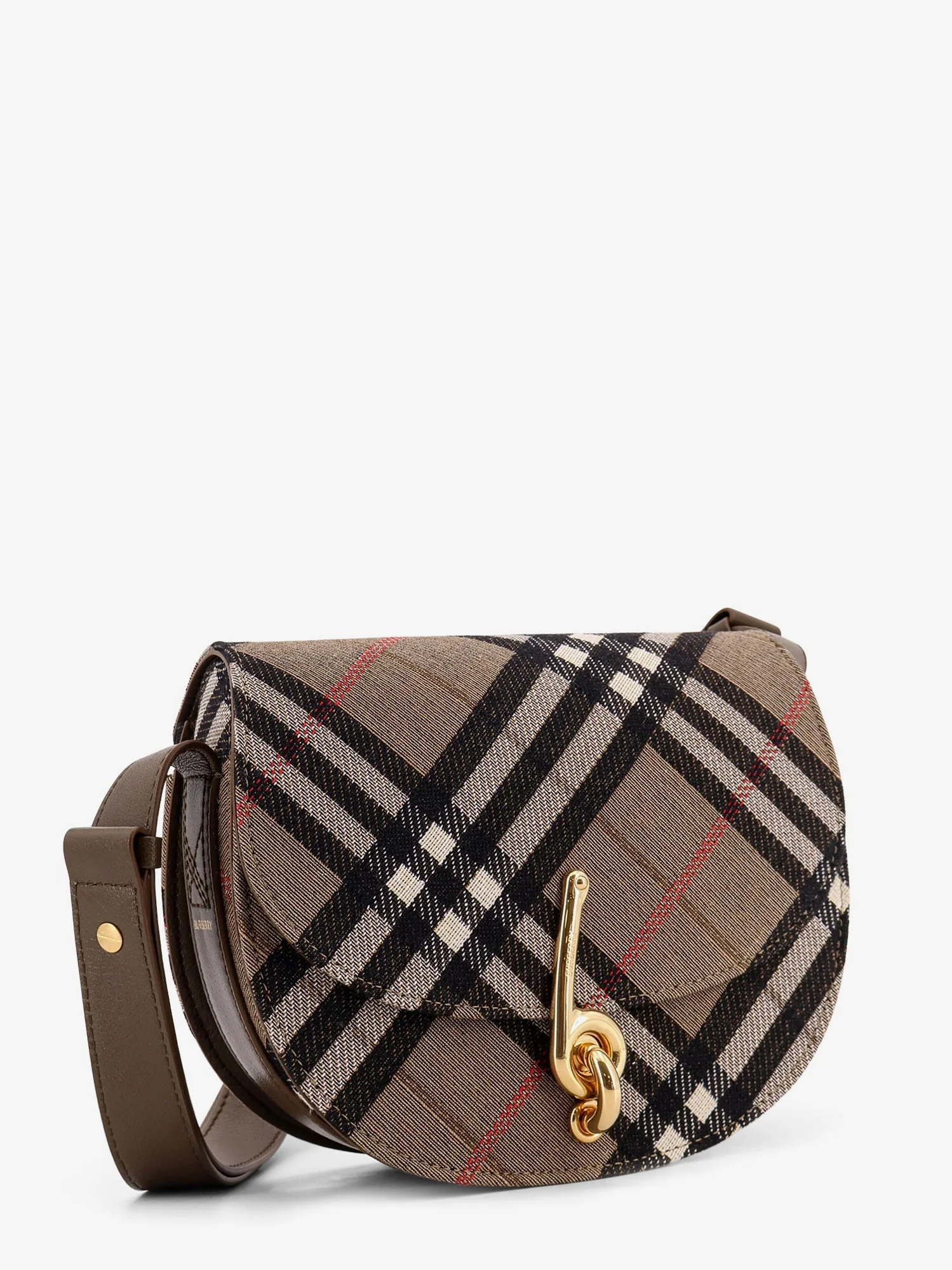 Burberry Bridle Canvas And Leather Check Shoulder Bag - Image 3