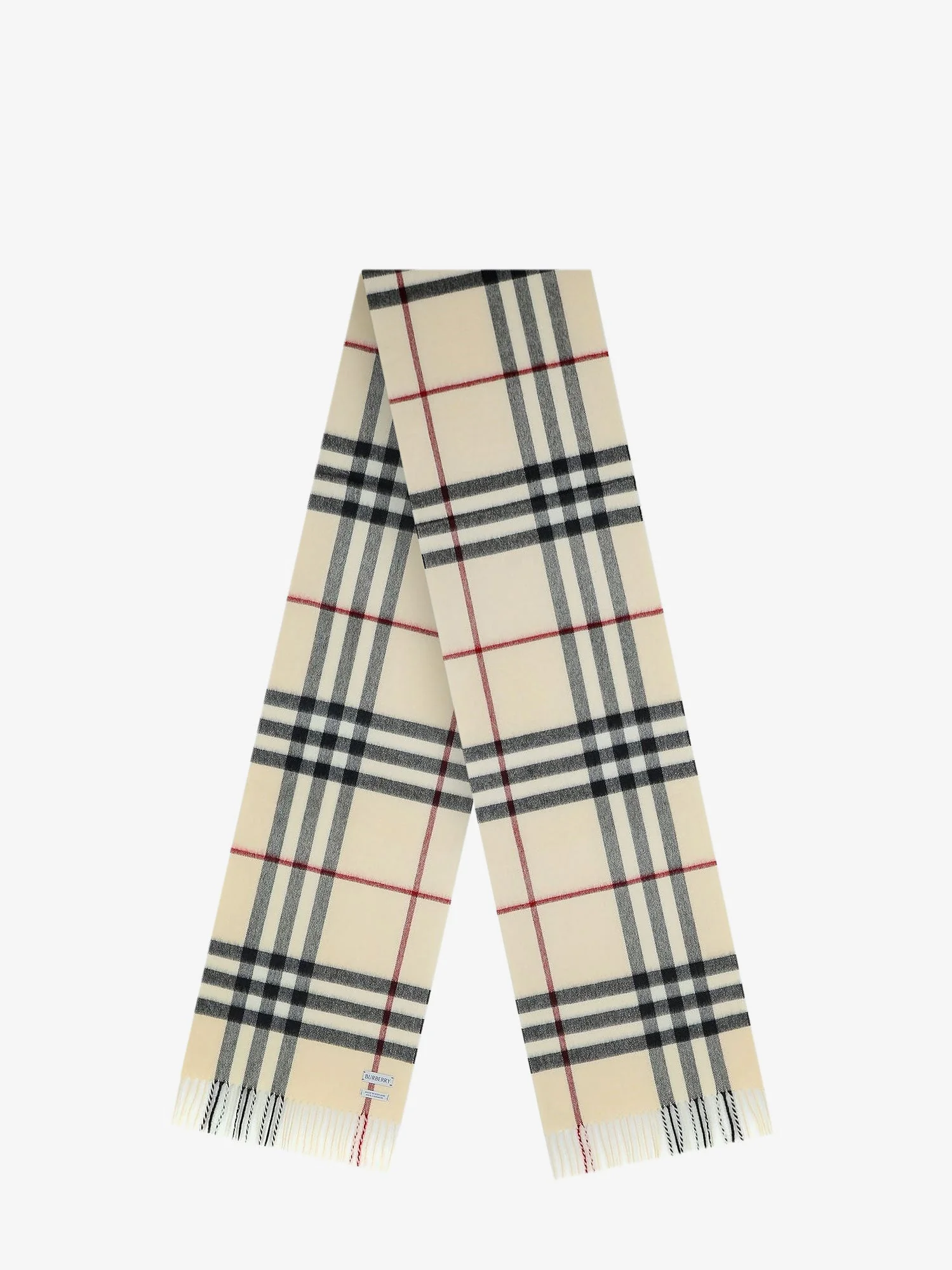 Burberry Cashmere Scarf With Giant Check Motif