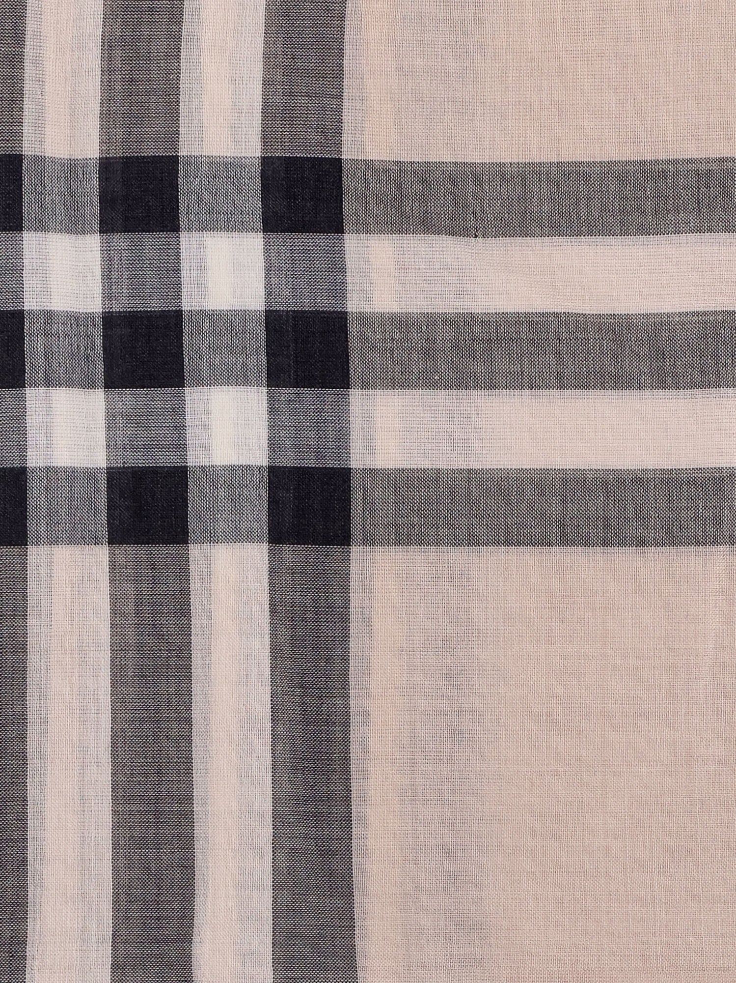 Burberry Certified Wool And Silk Scarf - Image 2