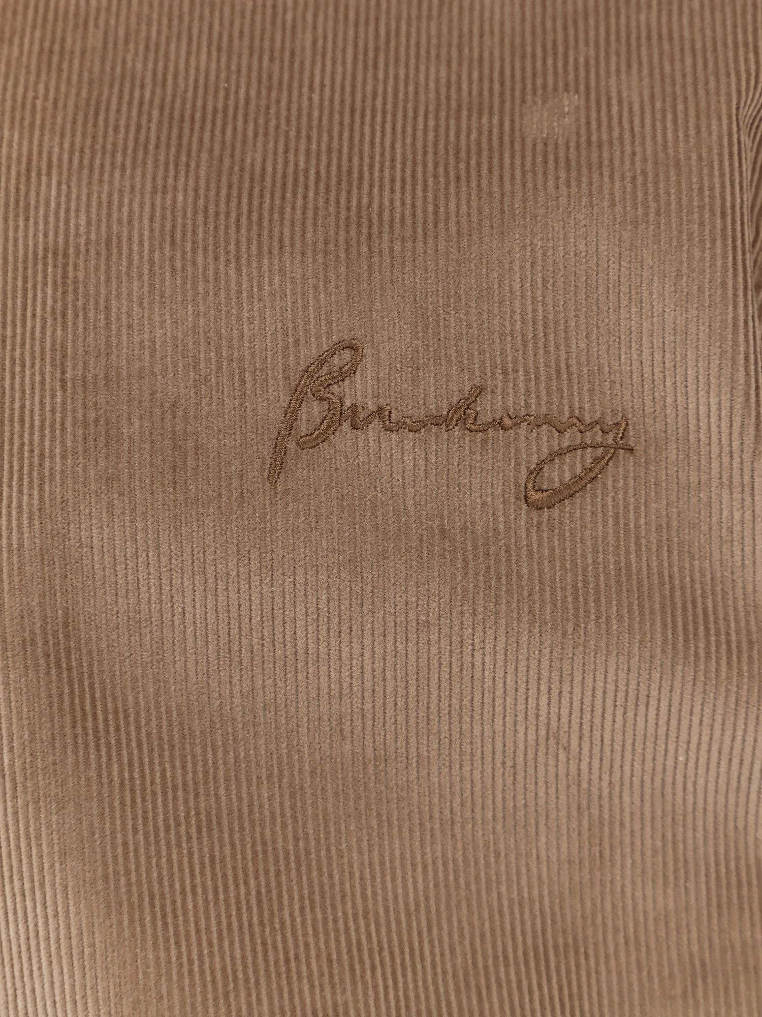 Burberry Corduroy Jacket With Logo Embroidery - Image 3