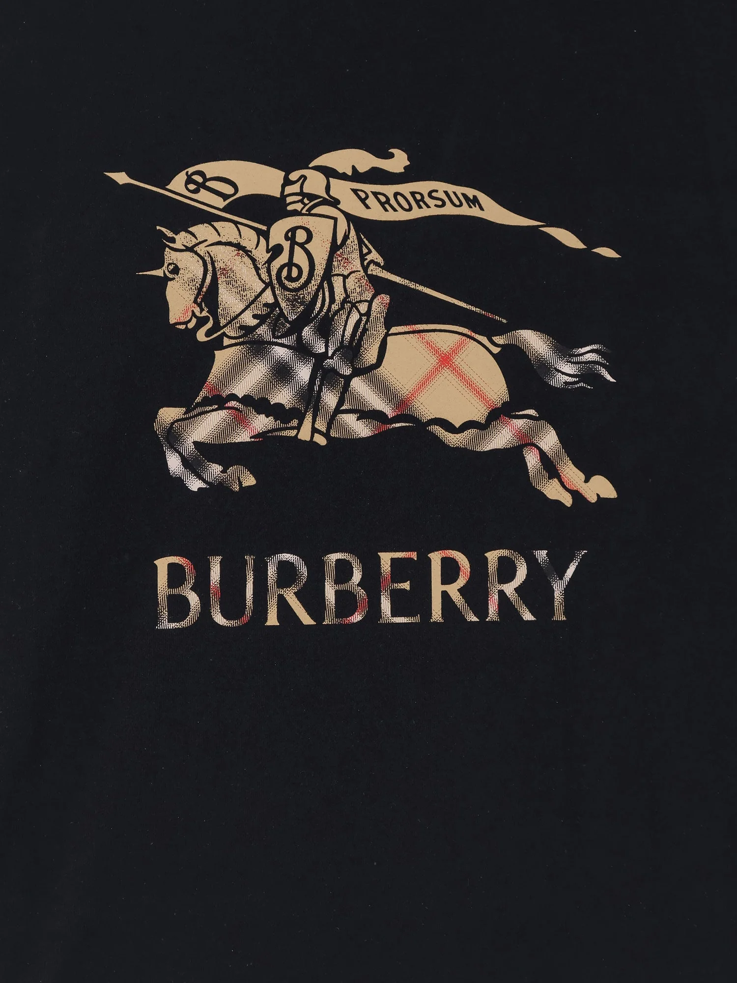 Burberry Ekd Ombré Cotton T-Shirt - Image 3