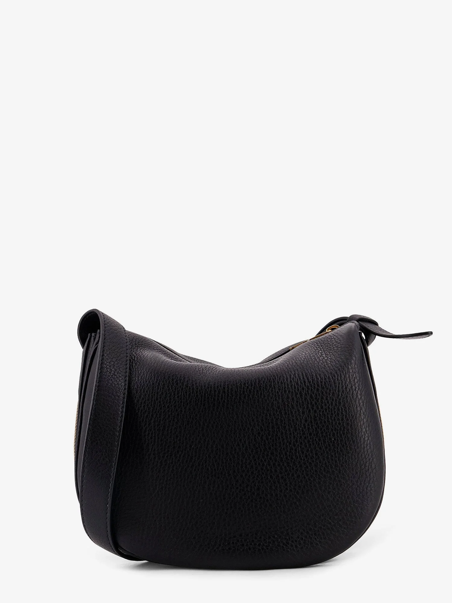 Burberry Hammered Leather Crossbody Bag With Logo Patch - Image 2