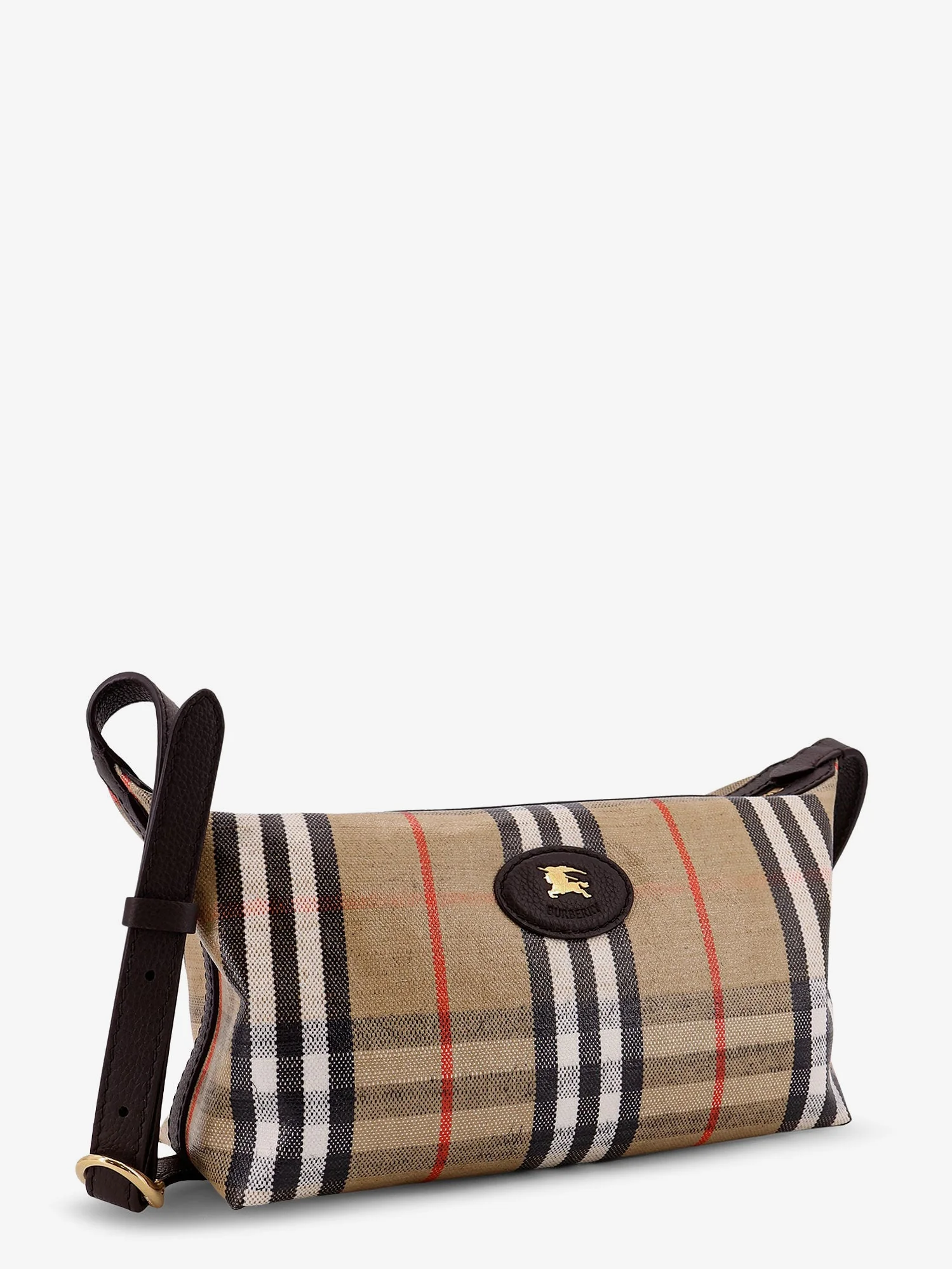 Burberry Highlands Viscose, Cotton And Linen Crossbody Bag - Image 3
