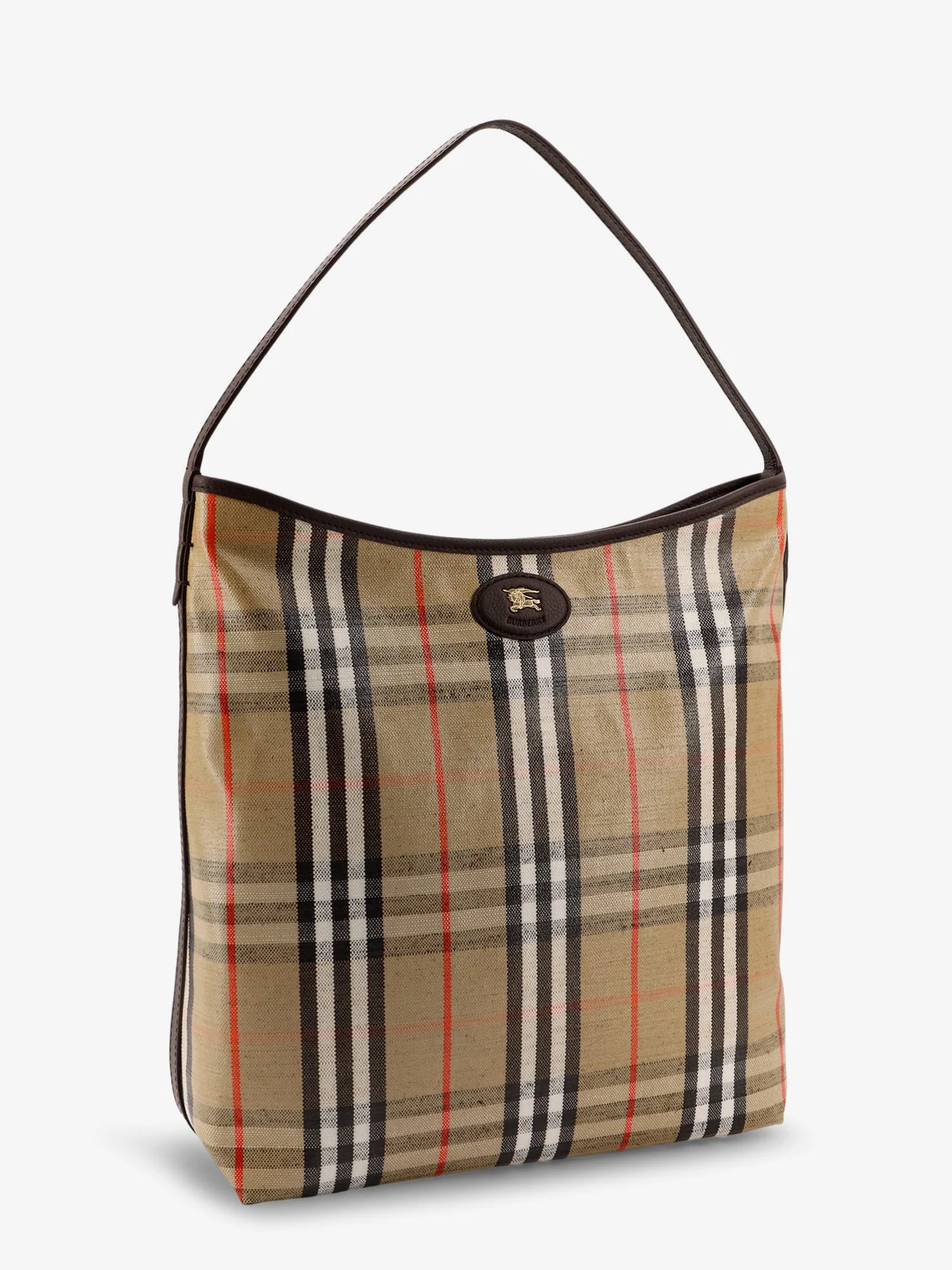 Burberry Higlands Shoulder Bag With Traditional Check Motif - Image 3