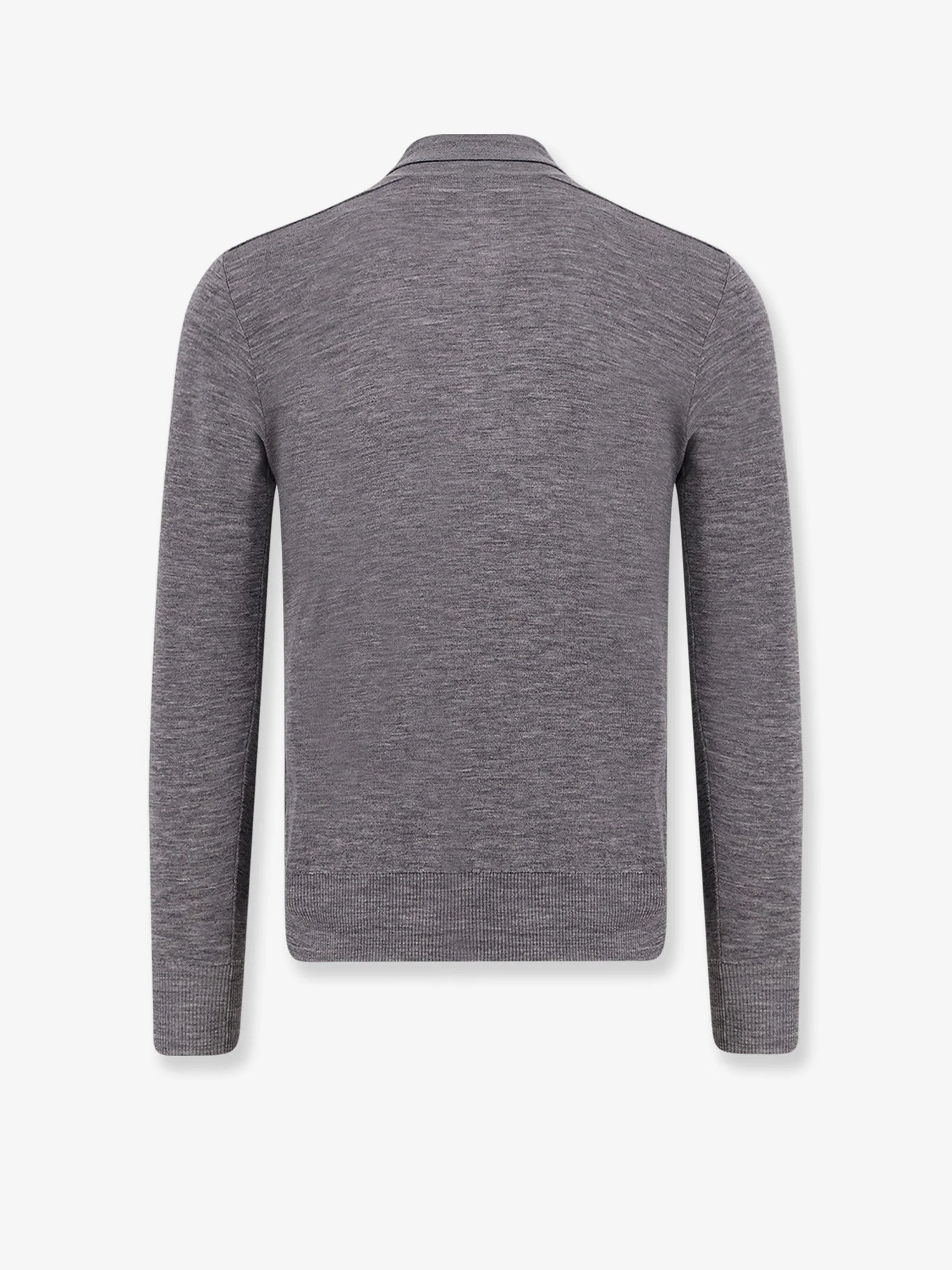 Burberry Mélange Wool Polo Shirt - Image 2
