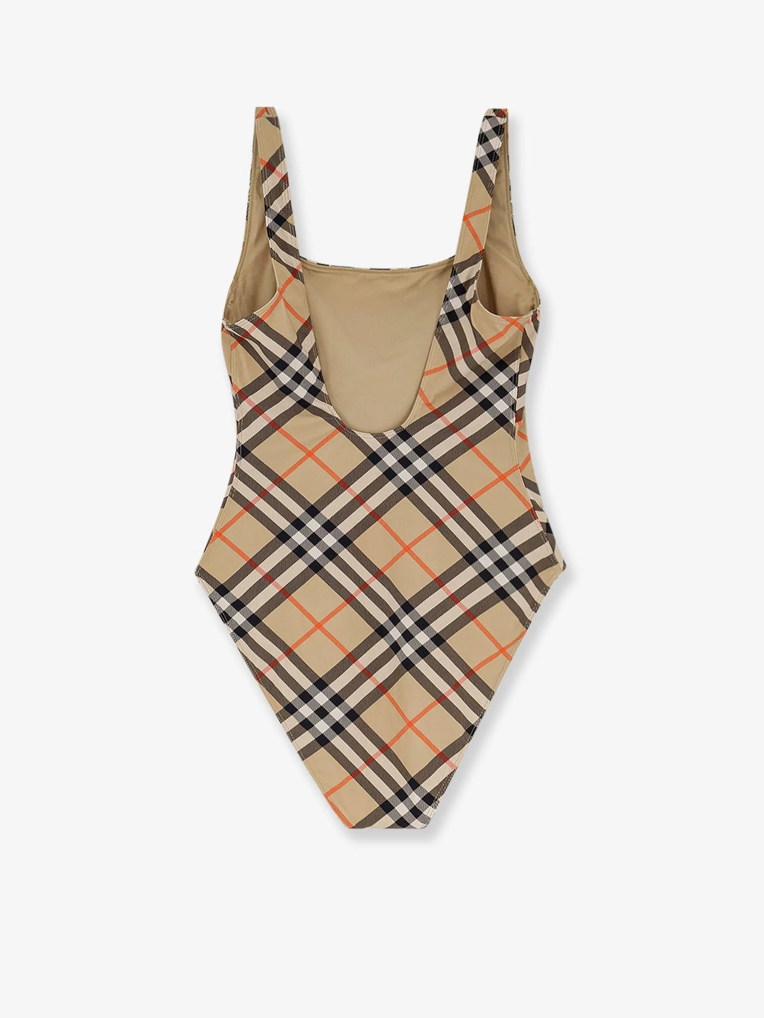 Burberry Nylon One-Piece Swimsuit With Check Print - Image 2