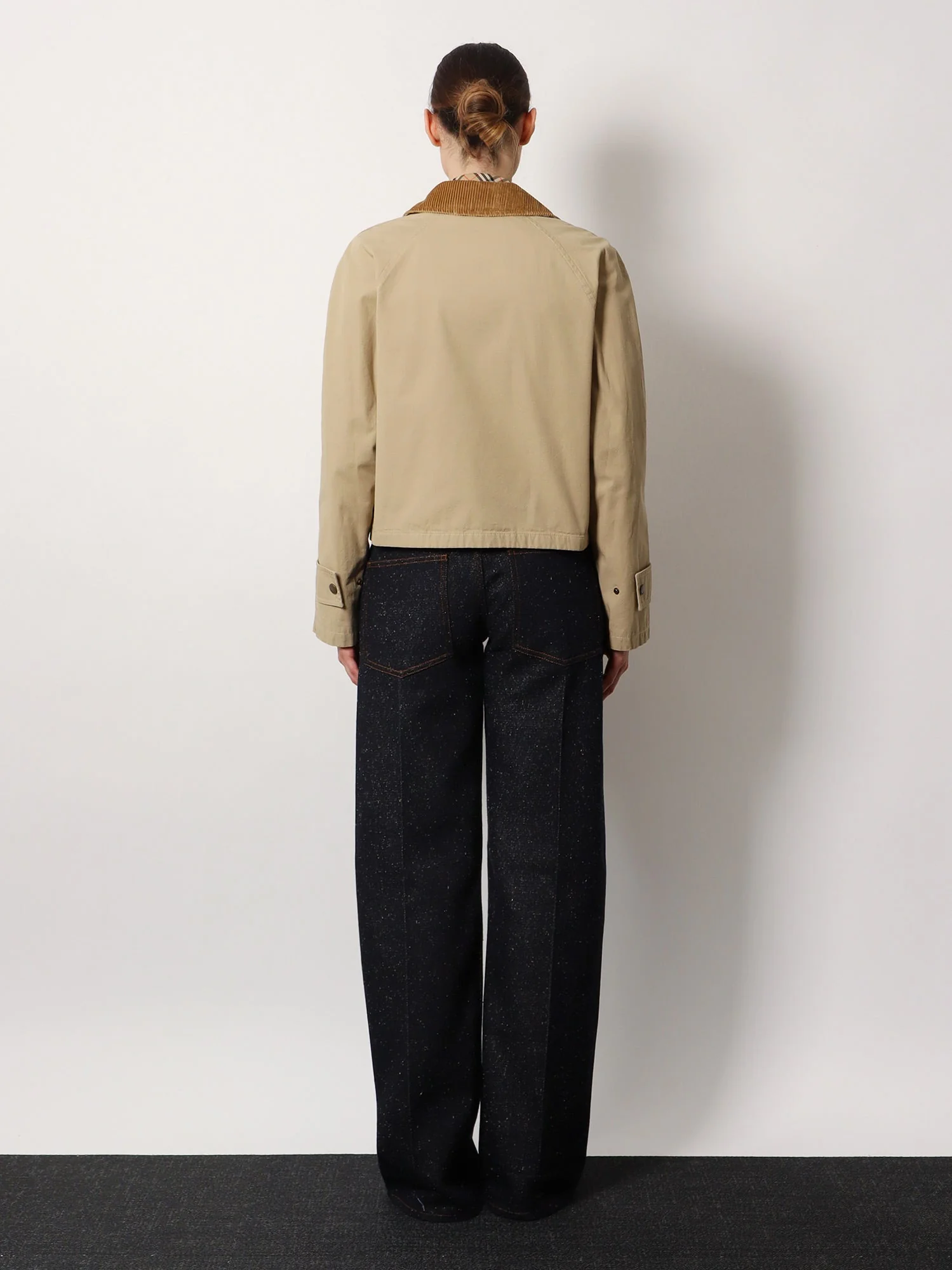 Burberry Organic Cotton Jacket With Check Lining - Image 3
