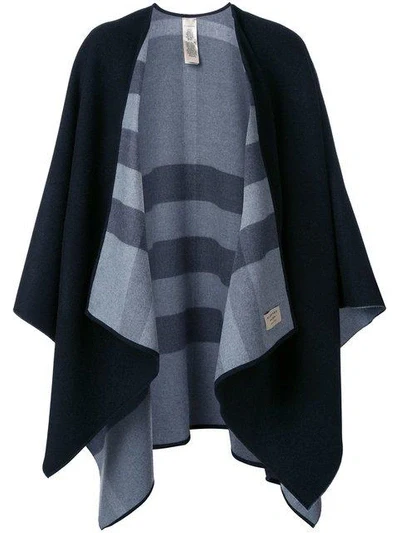 Burberry Reversible Wool Poncho Cape - Image 4
