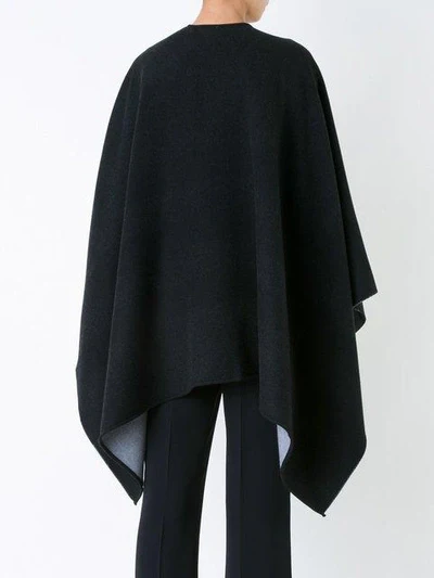 Burberry Reversible Wool Poncho Cape - Image 9