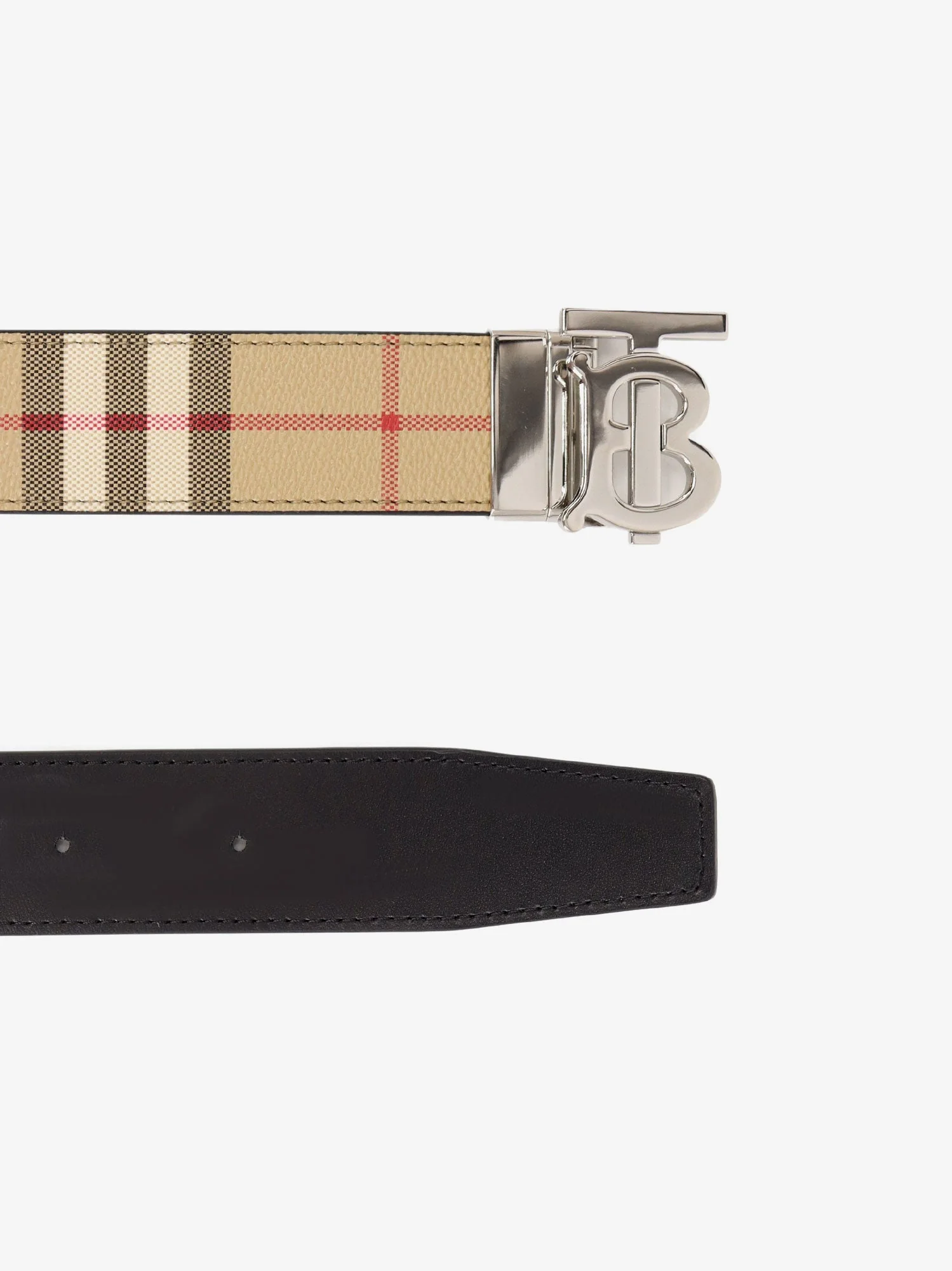 Burberry Reversible Leather Belt - Image 3