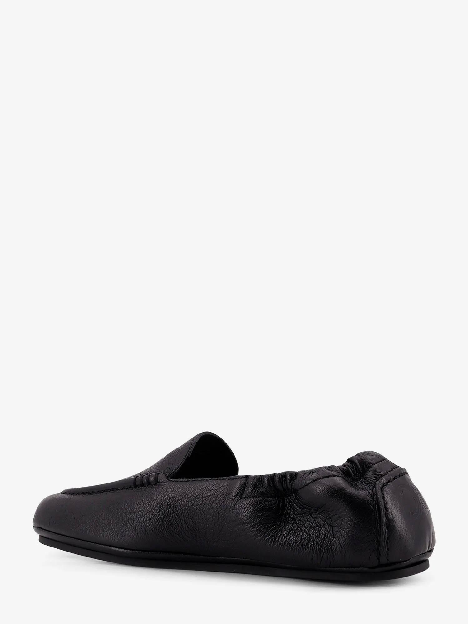 Celine Adam Leather Slip-On Loafers - Image 3