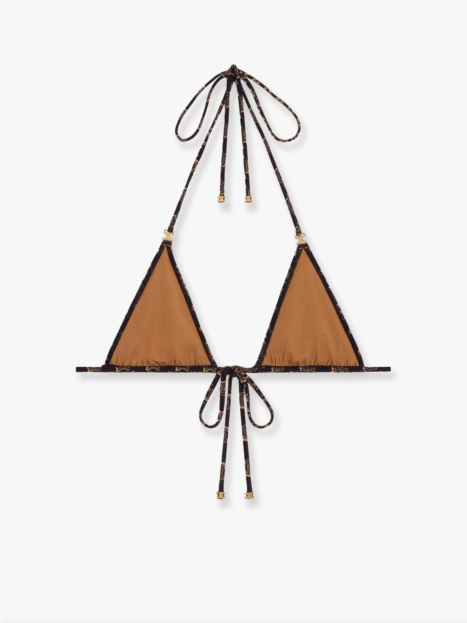 Celine Bikini Top With Triomphe Print - Image 2