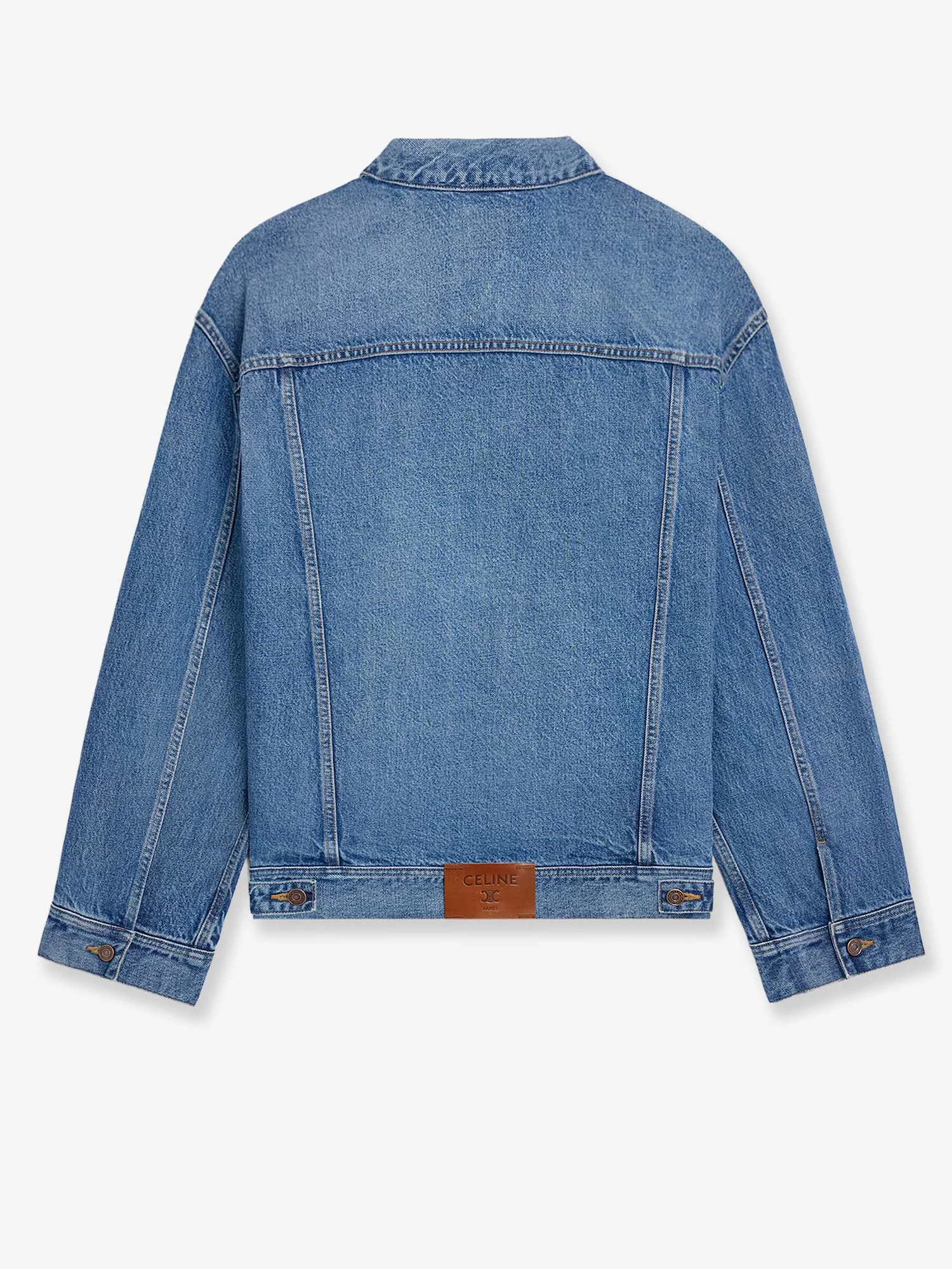 Celine Blue Denim Jacket - Image 2