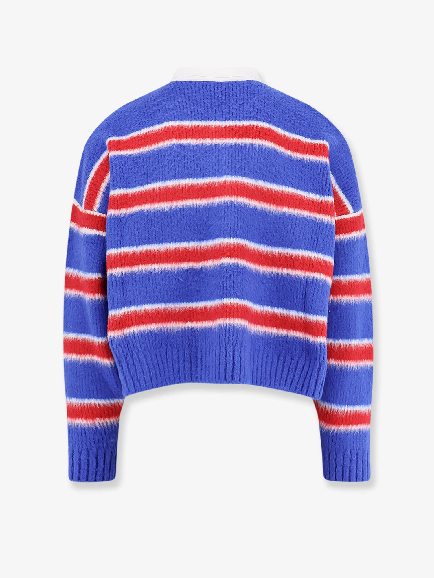 Celine Brushed Cotton Polo Sweater - Image 2