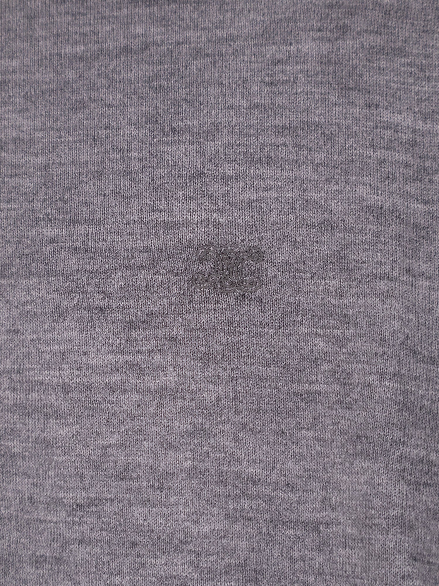Celine Cashmere And Silk Polo Shirt With Logo Embroidery On The Front - Image 6