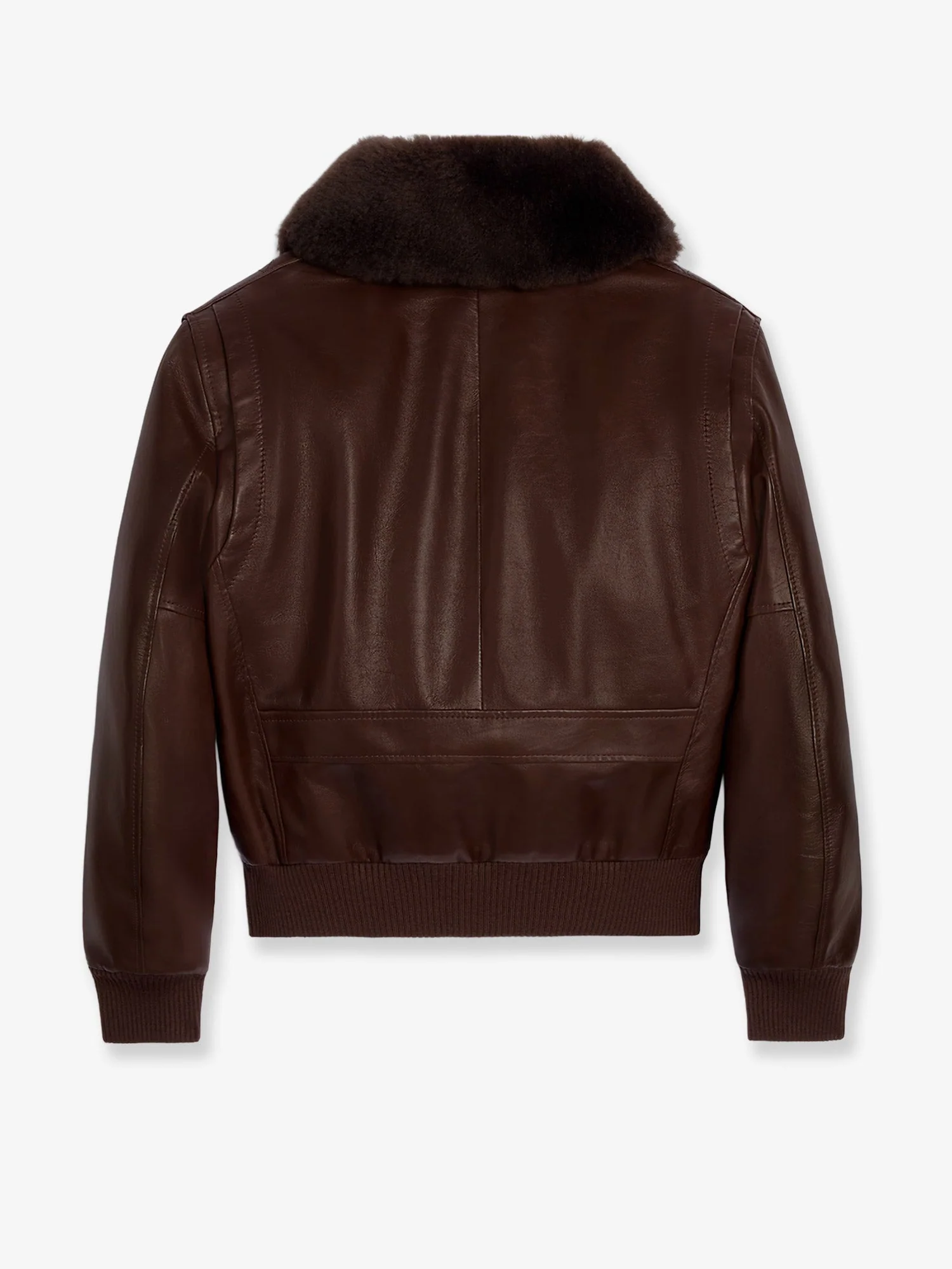 Celine Leather Jacket With Removable Collar - Image 2