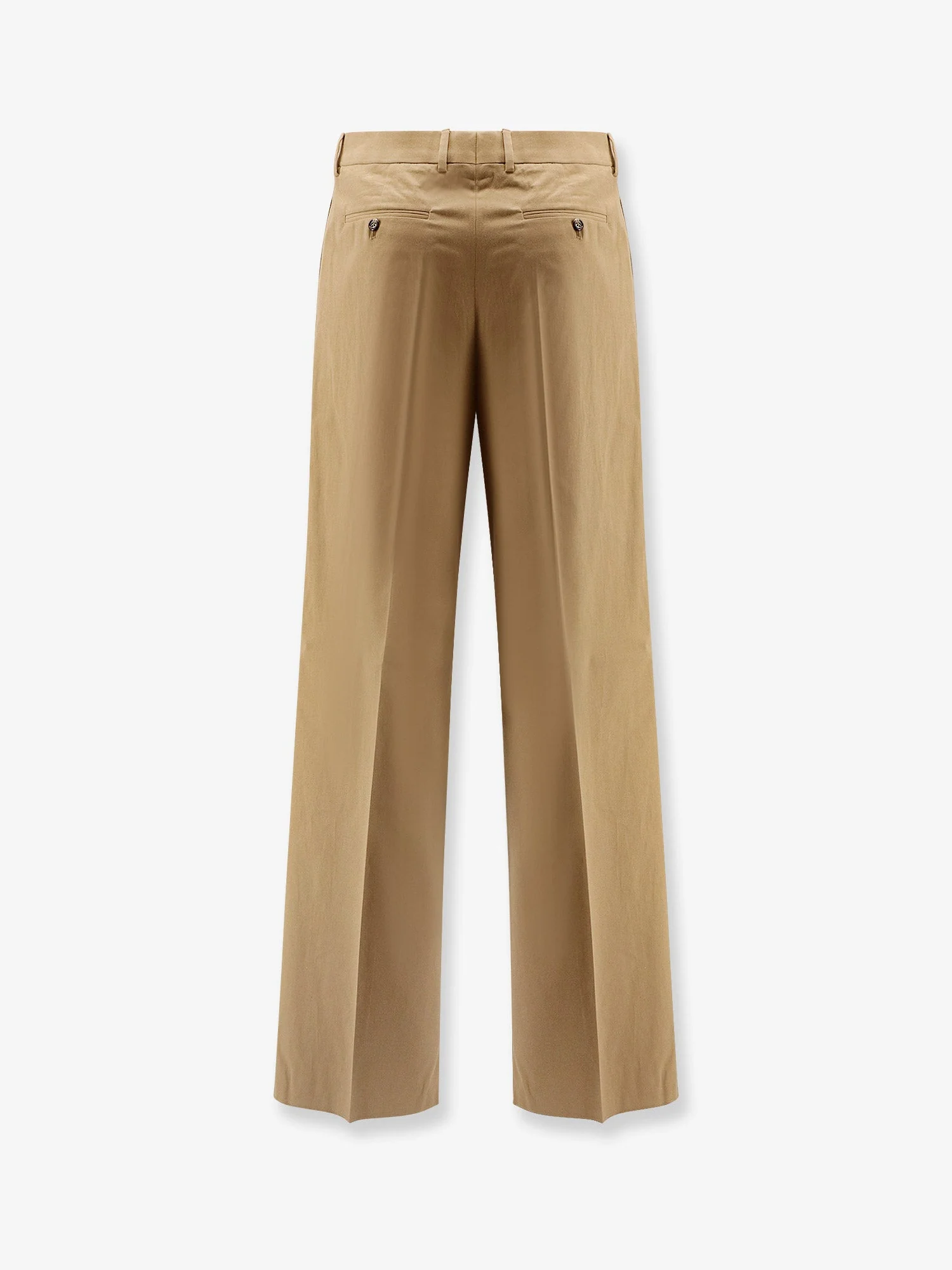 Celine Pleated Cotton Trousers - Image 2