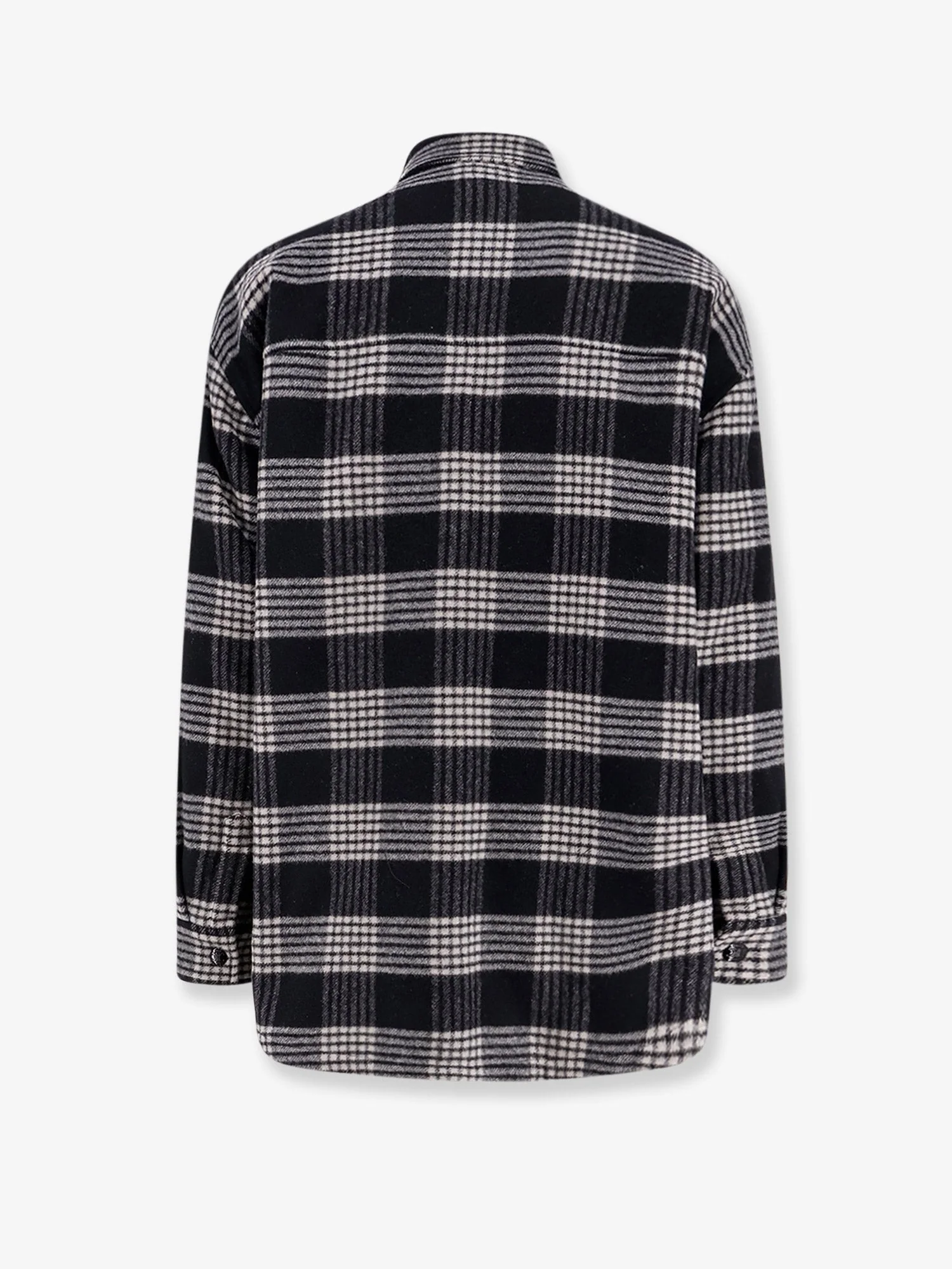 Celine Quilted Overshirt Wool Shirt - Image 2