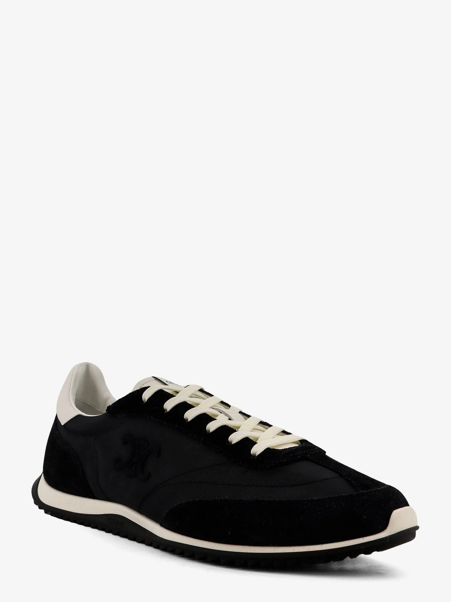Celine Racer Nylon Sneakers With Triomphe Logo On The Side - Image 2