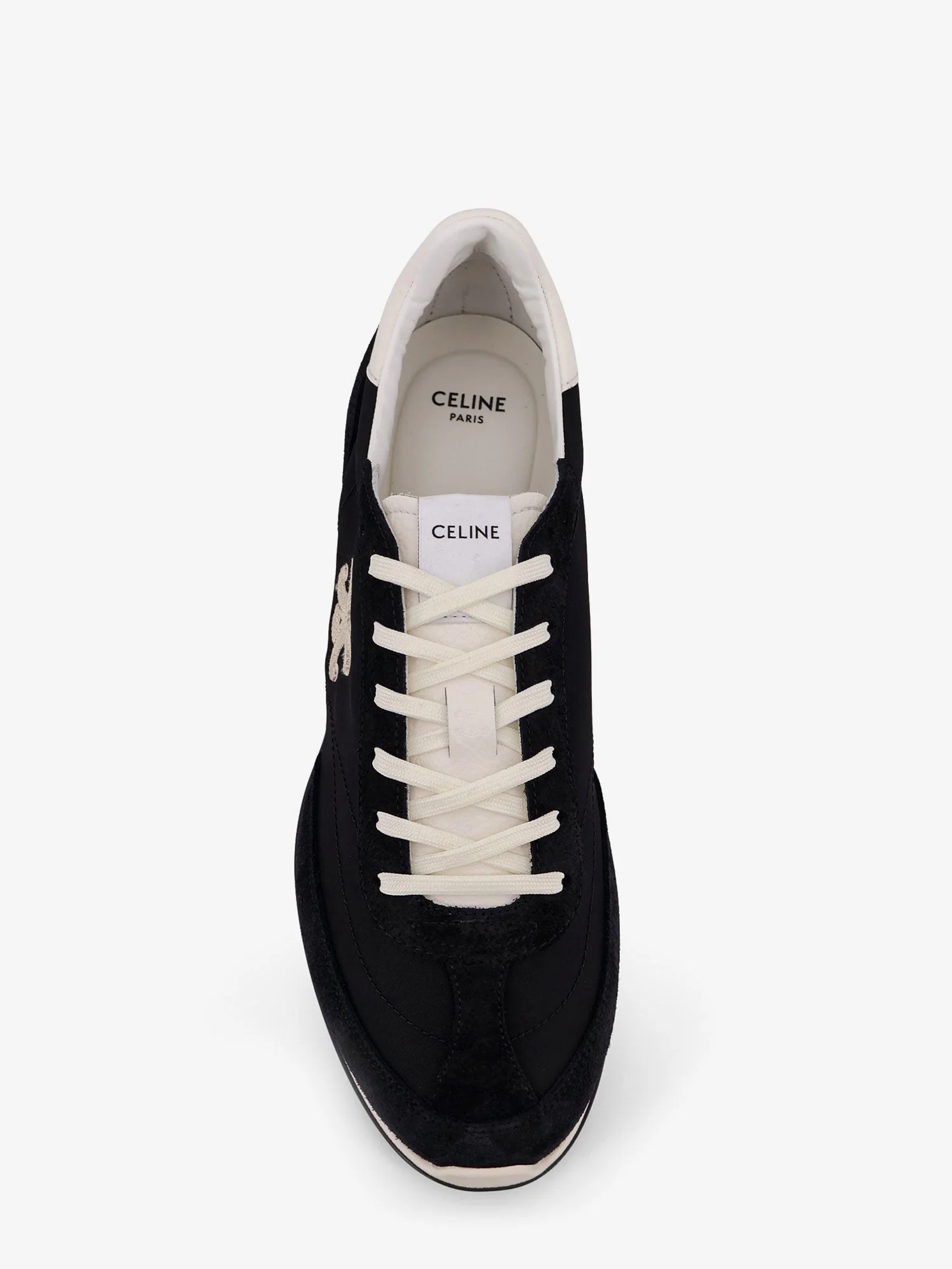 Celine Racer Nylon Sneakers With Triomphe Logo On The Side - Image 9