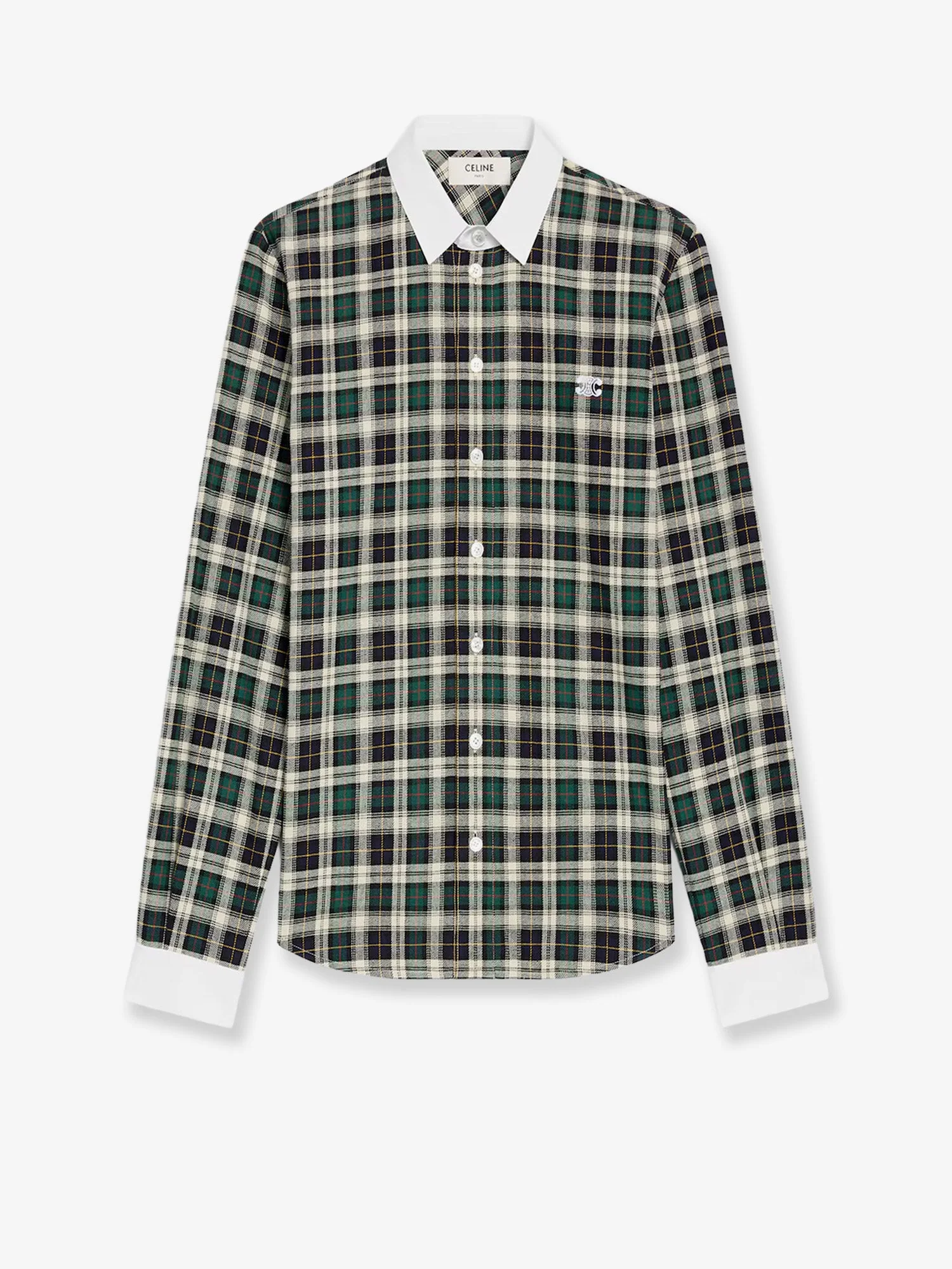 Celine Tartna Cotton Shirt